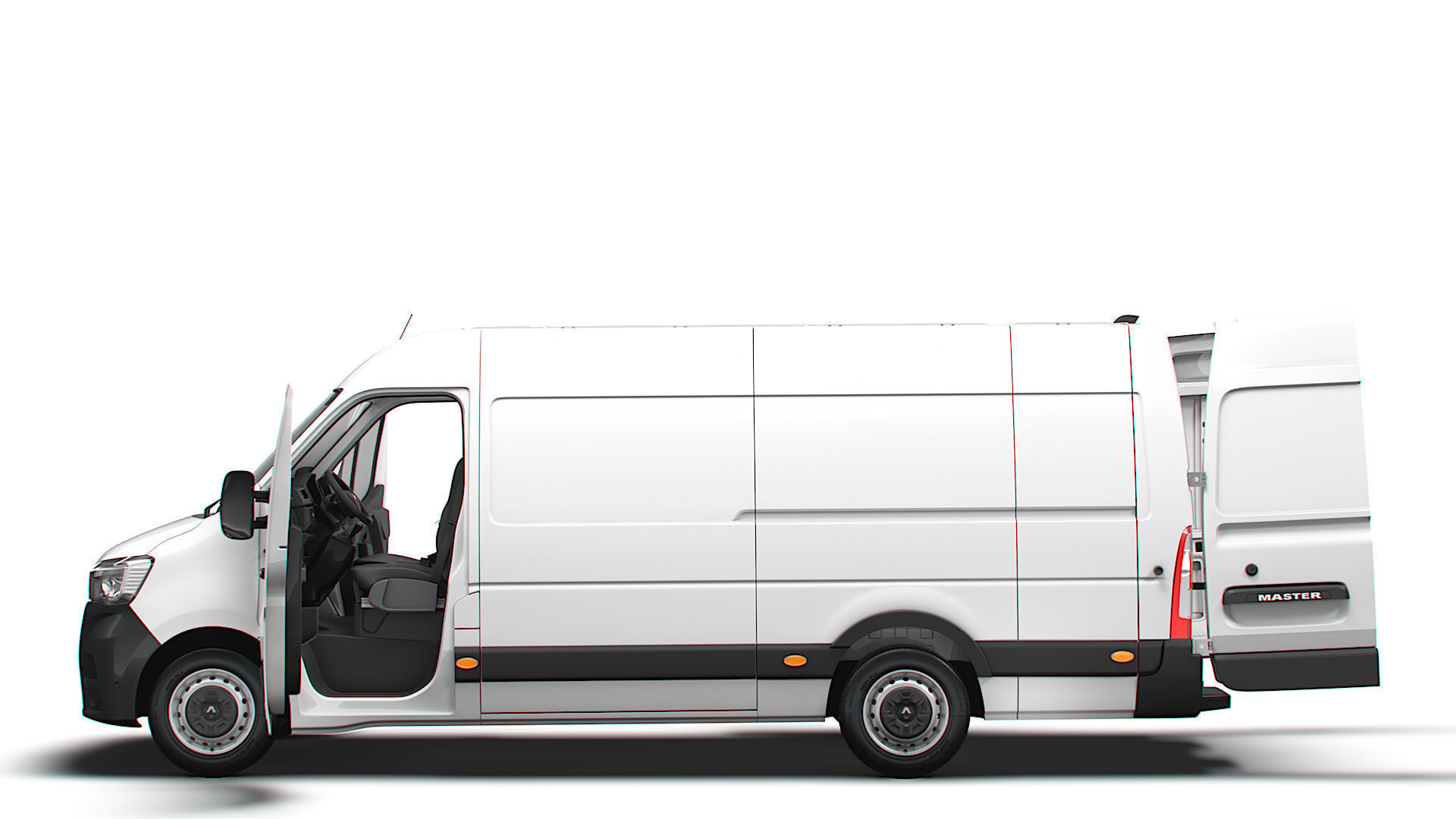 Renault Master Van L3H2 RWD HQInterior 2023 3D model_18