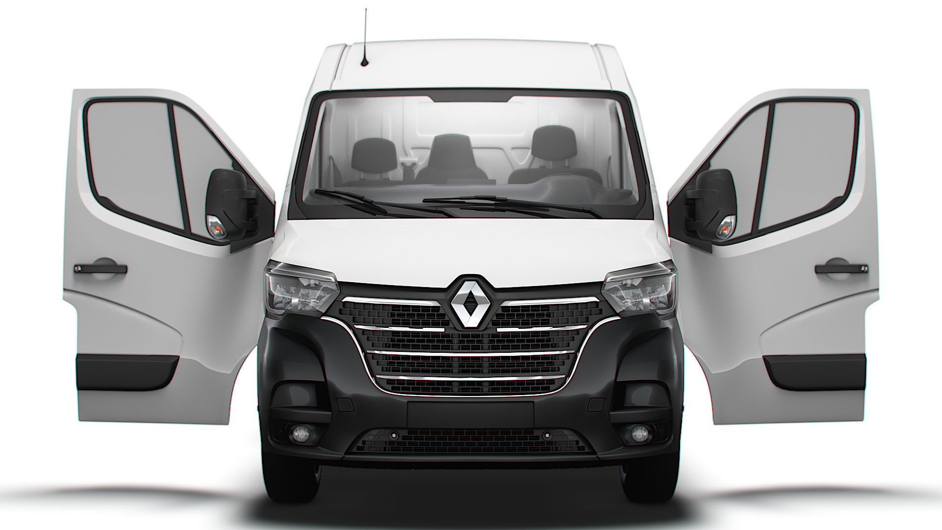 Renault Master Van L3H2 RWD HQInterior 2023 3D model_24