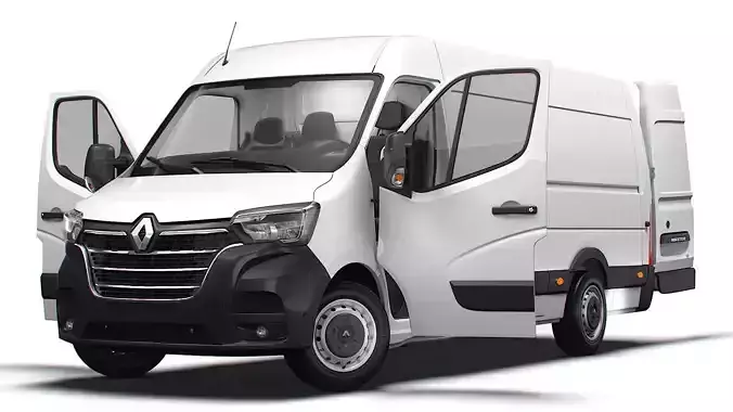 Renault Master Van L3H2 RWD HQInterior 2023 3D model