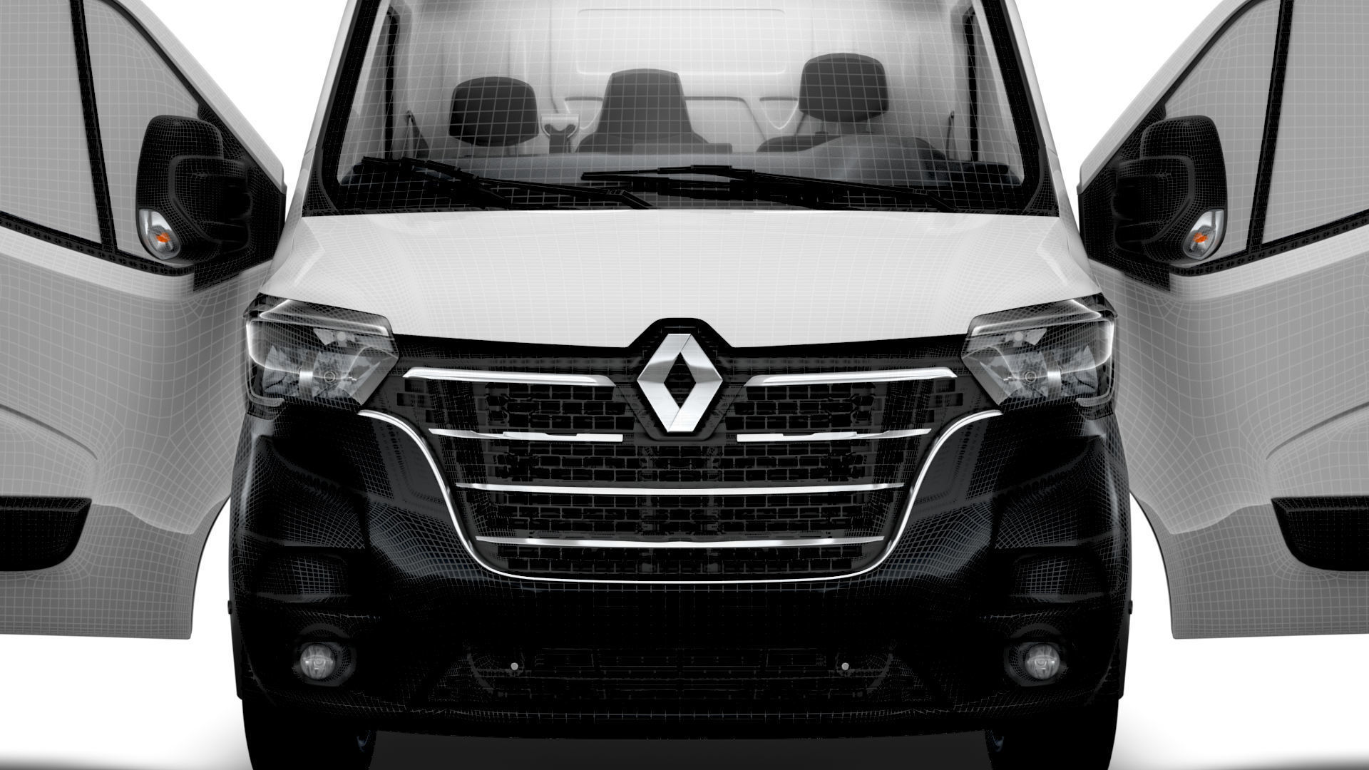 Renault Master Van L3H2 RWD HQInterior 2023 3D model_27