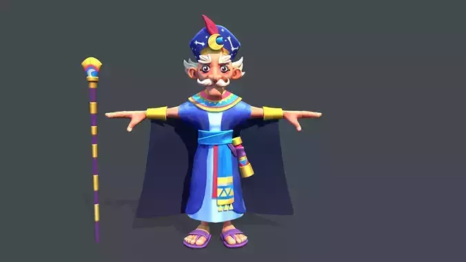 Stylized Egyptian Mage
