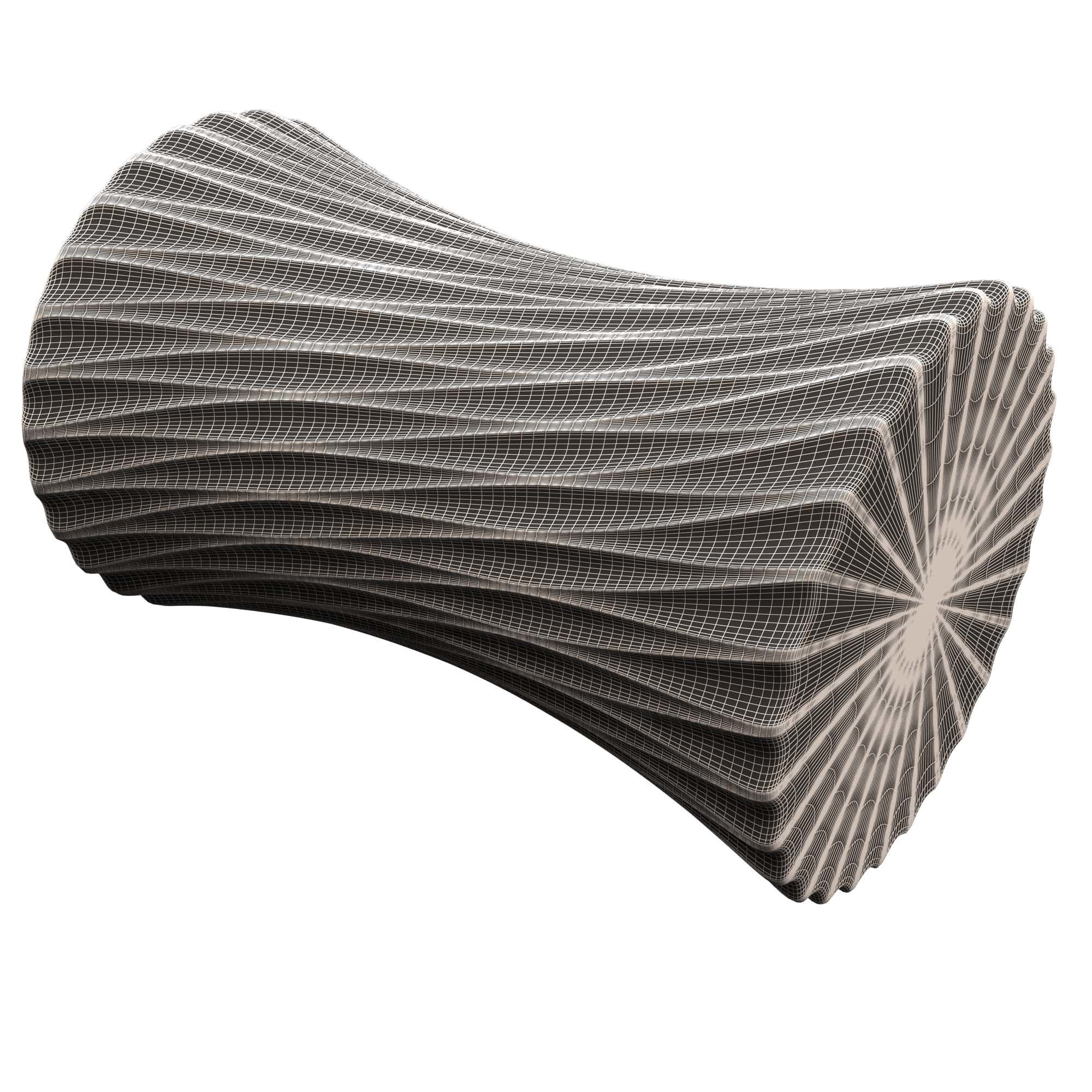 Flower Pot 021 Low-poly 3D model_11