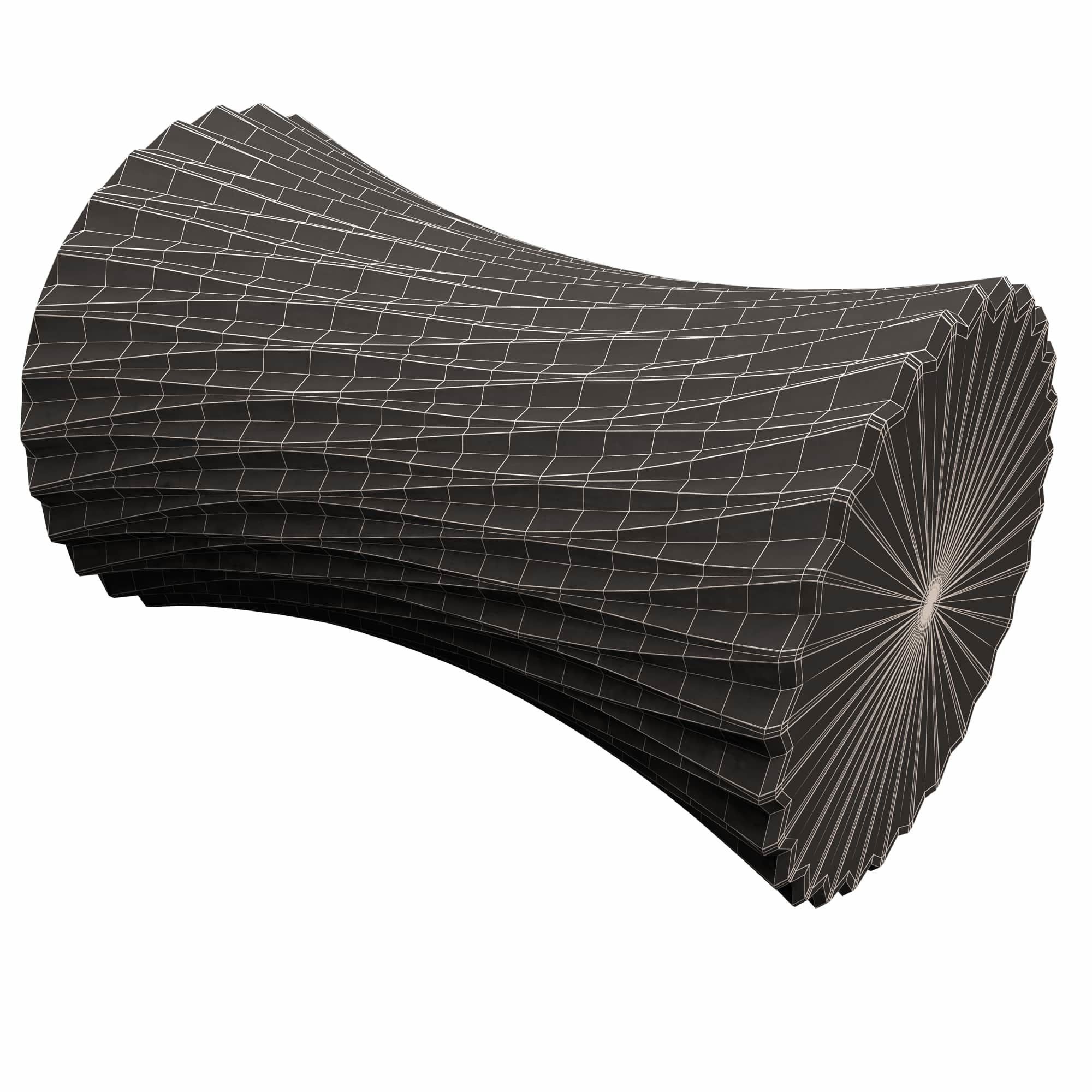 Flower Pot 021 Low-poly 3D model_17