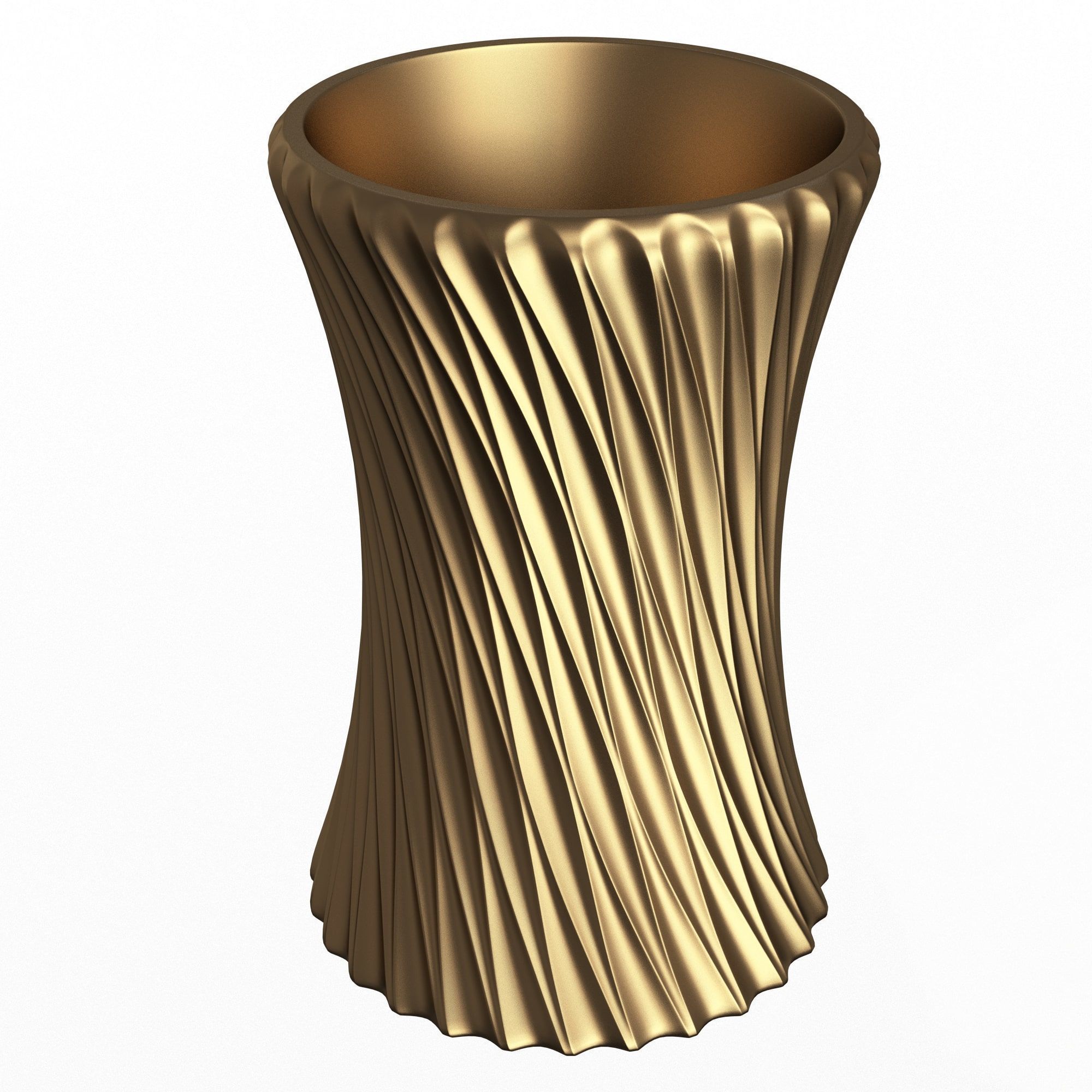 Flower Pot 021 Low-poly 3D model_1