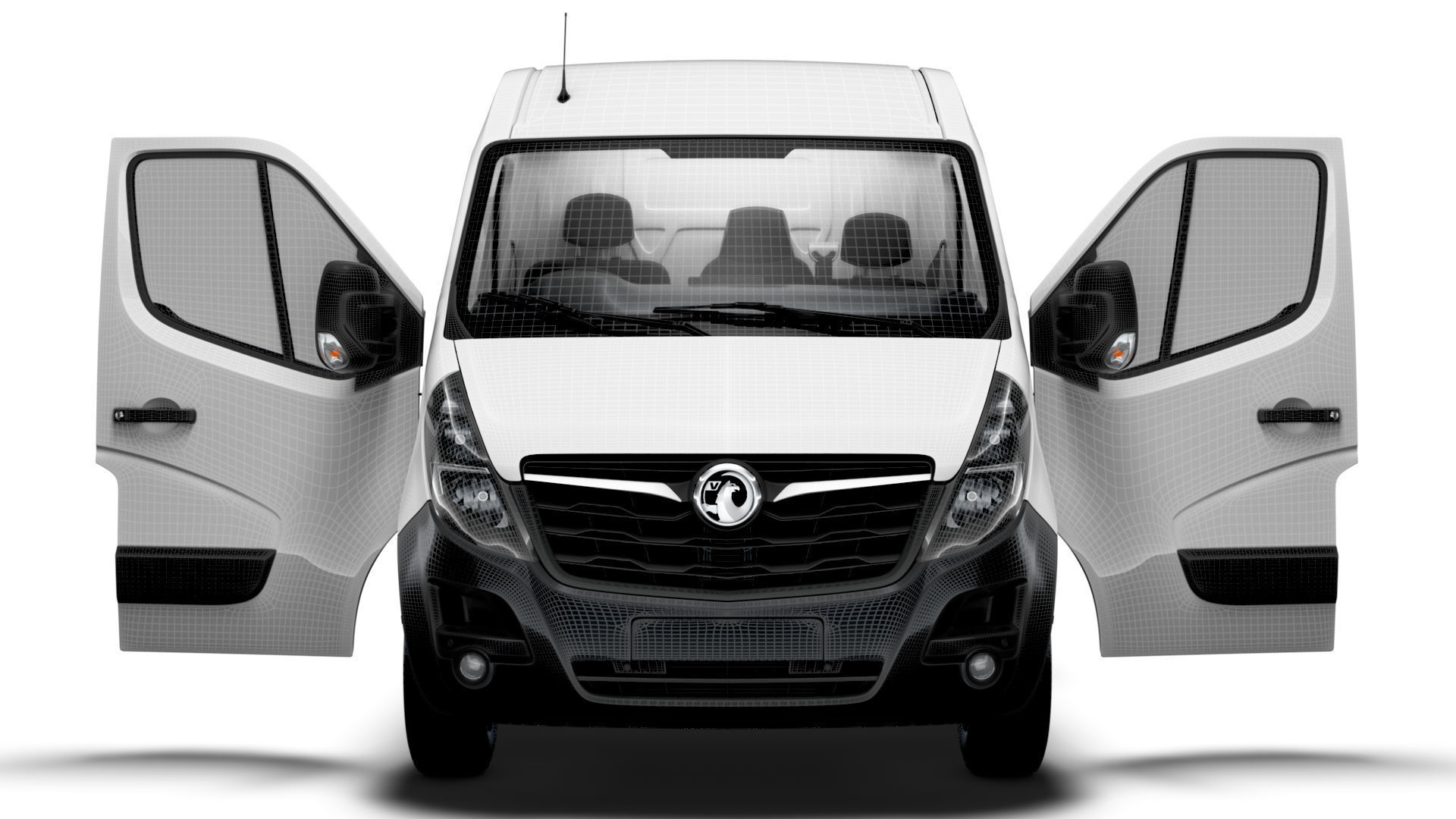 Vauxhall Movano Van L1H2 HQInterior 2021 3D model_10