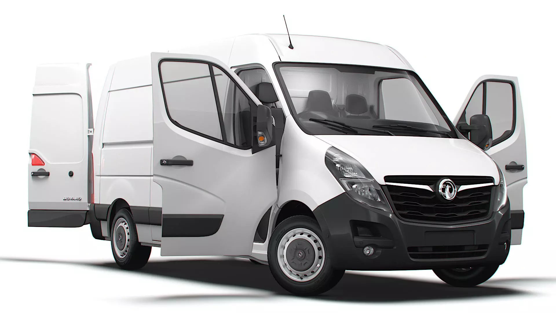 Vauxhall Movano Van L1H2 HQInterior 2021 3D model_0
