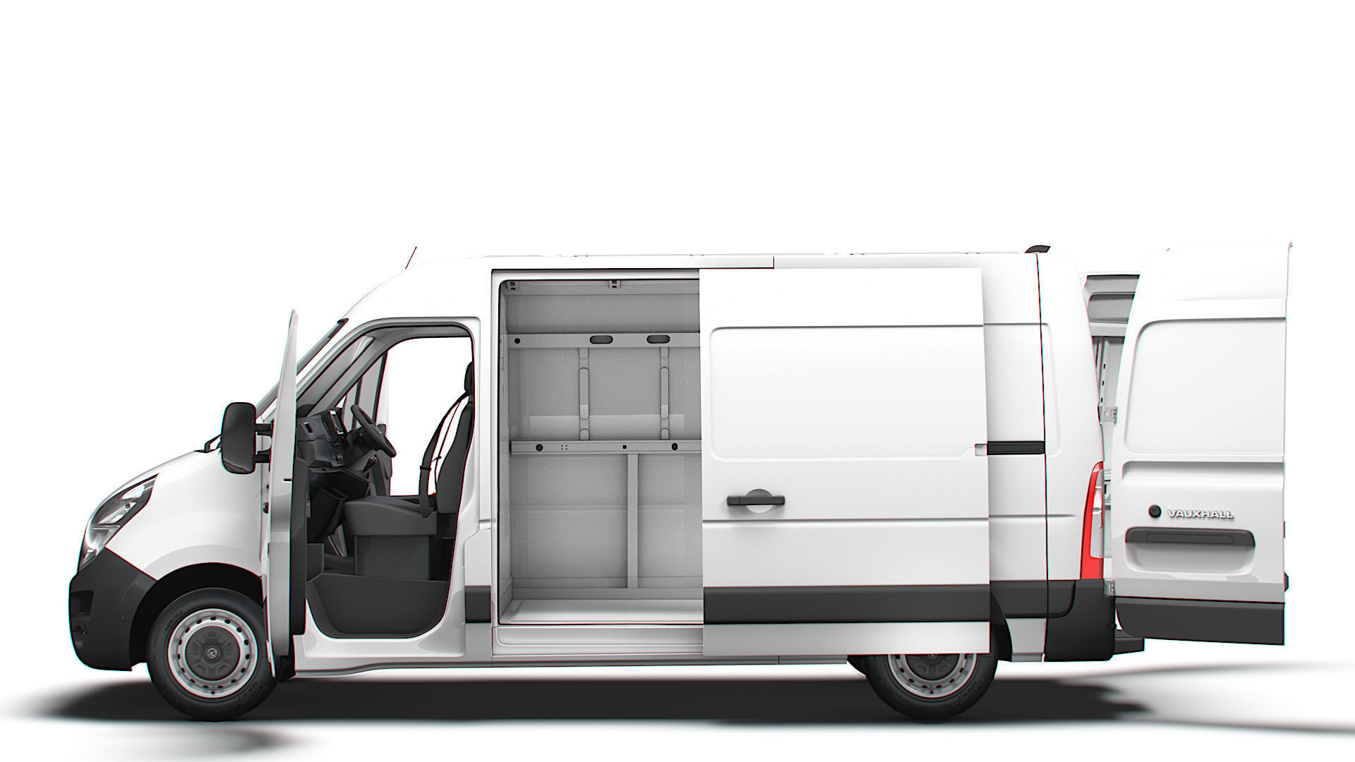 Vauxhall Movano Van L1H2 HQInterior 2021 3D model_4