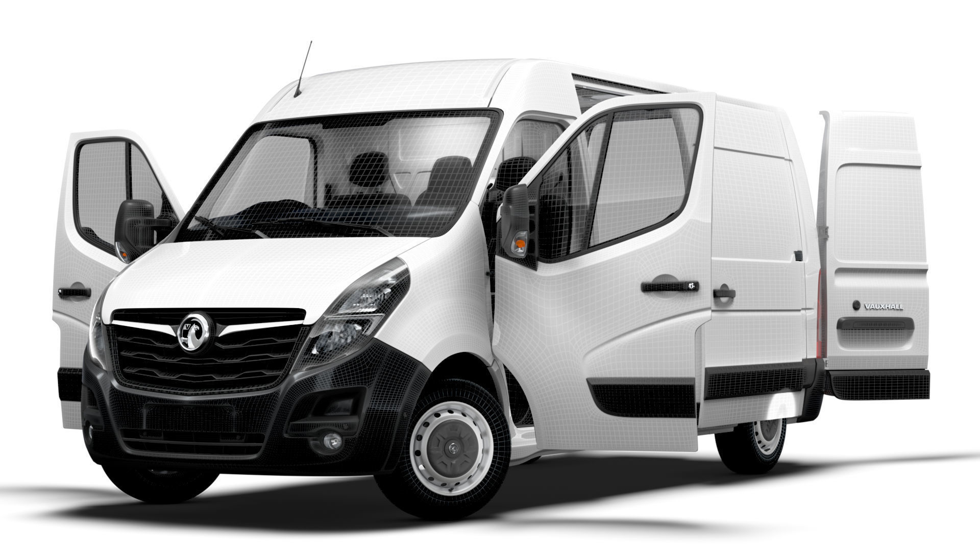 Vauxhall Movano Van L1H2 HQInterior 2021 3D model_24