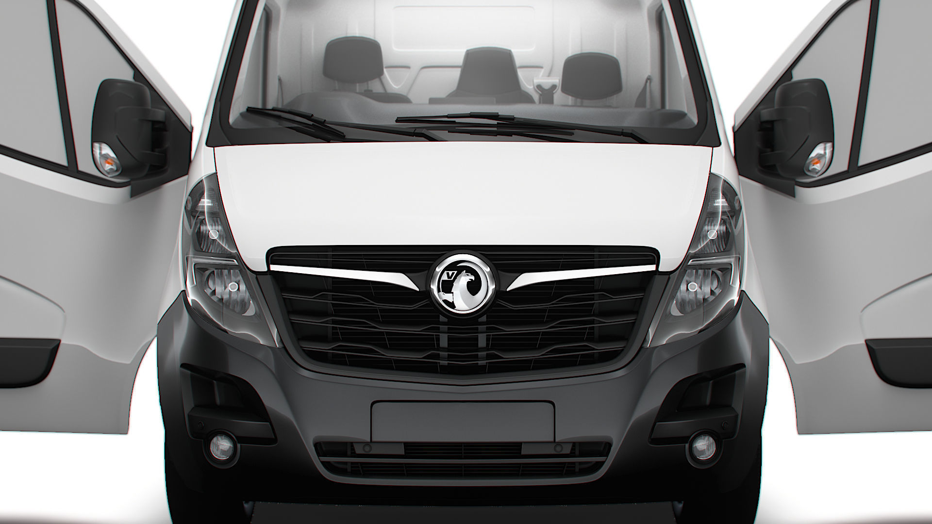 Vauxhall Movano Van L1H2 HQInterior 2021 3D model_2