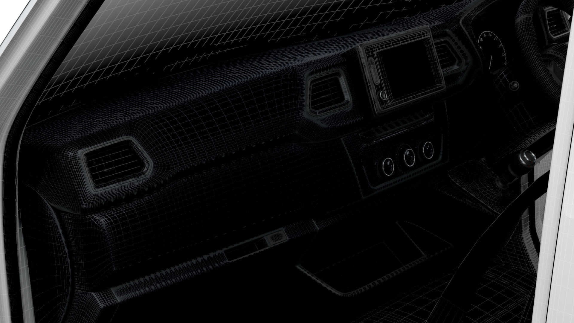 Vauxhall Movano Van L1H2 HQInterior 2021 3D model_13