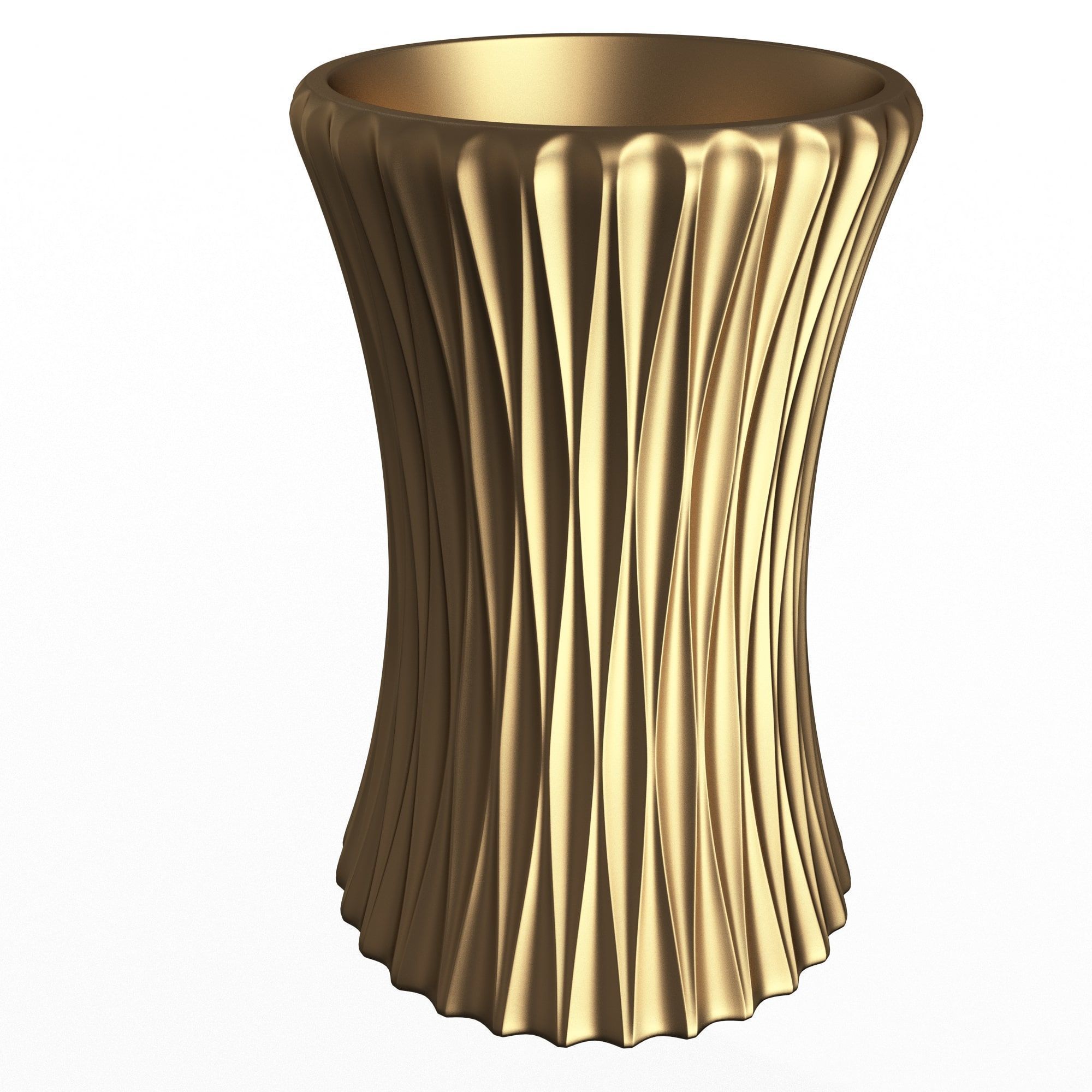 Flower Pot 022 Low-poly 3D model_3