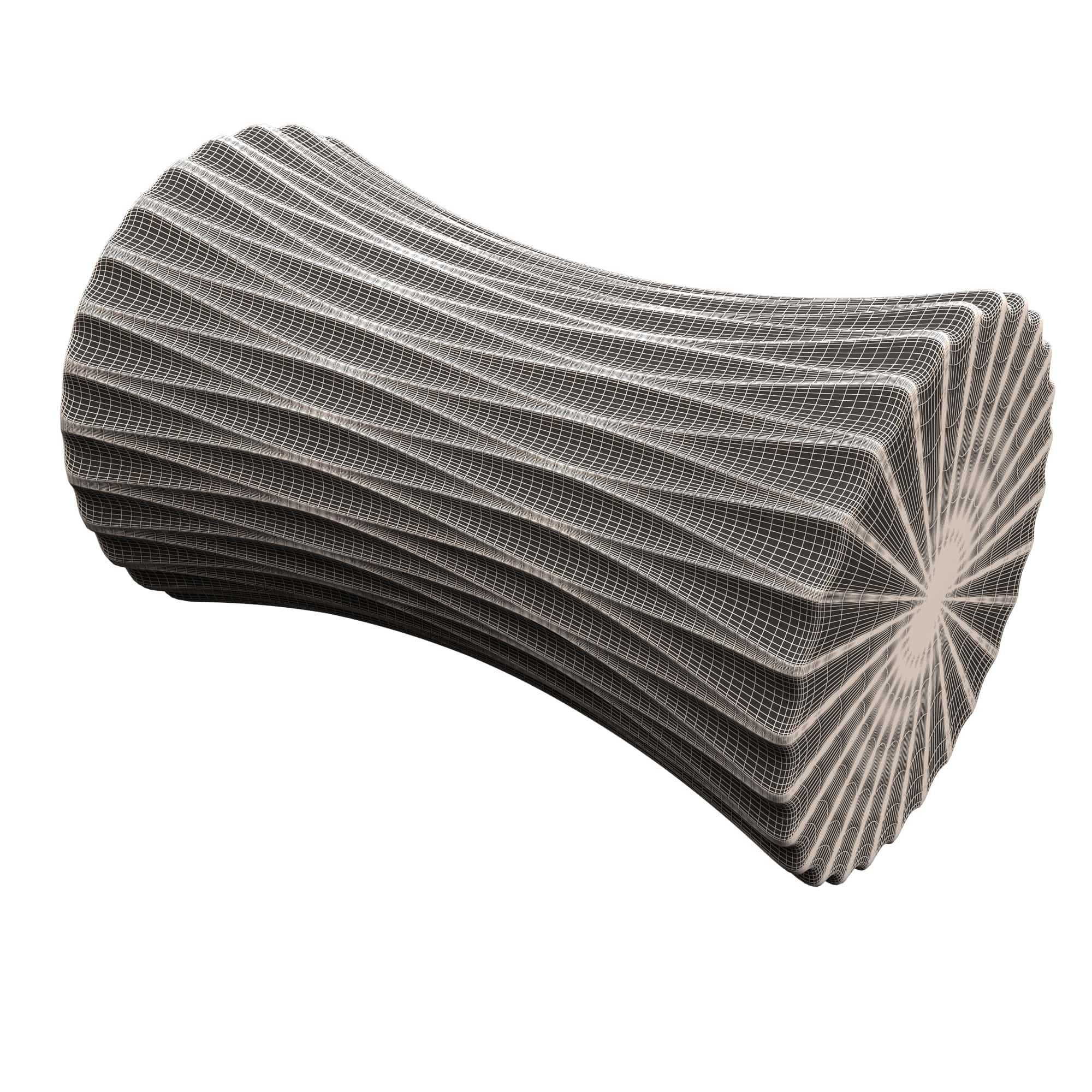 Flower Pot 022 Low-poly 3D model_11