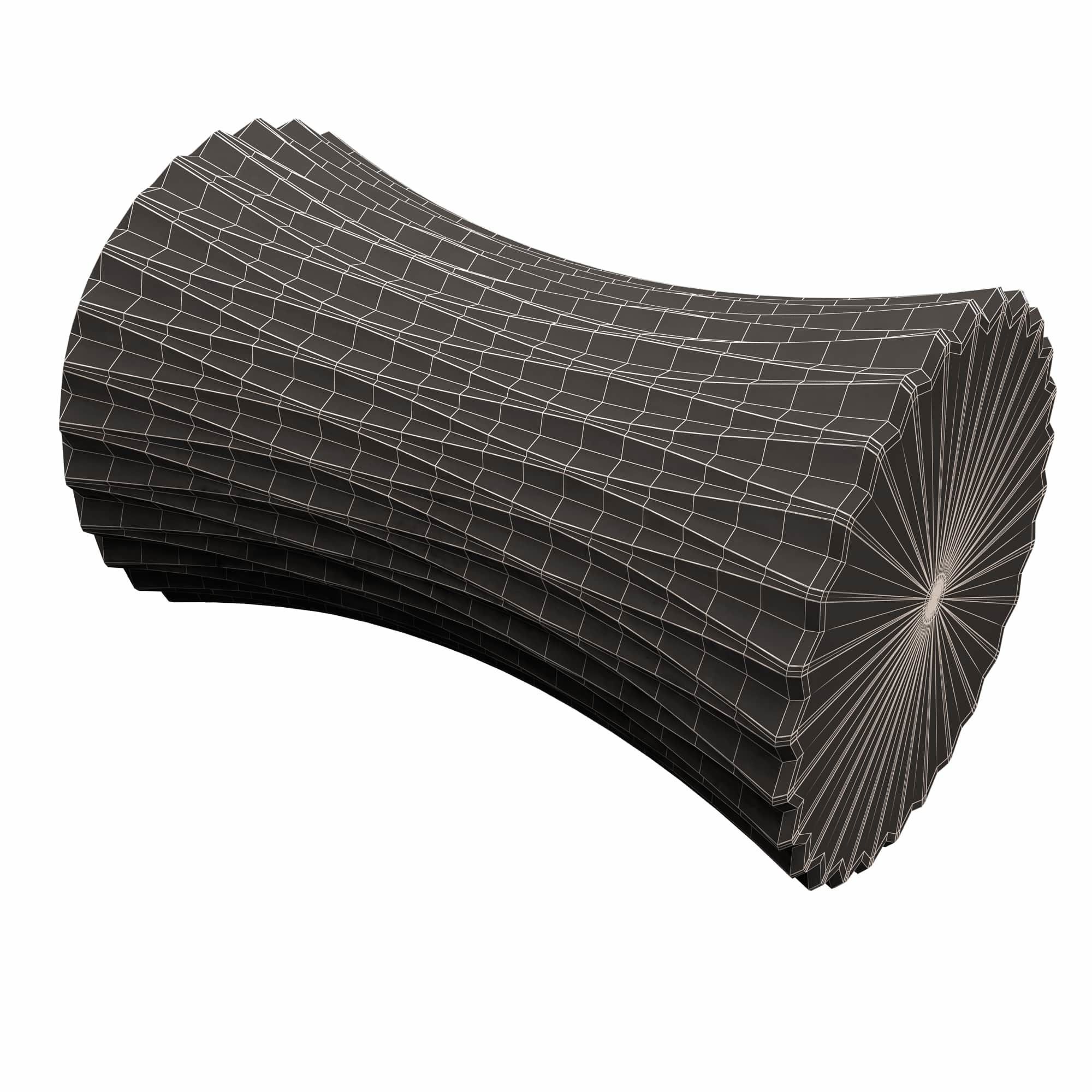 Flower Pot 022 Low-poly 3D model_17