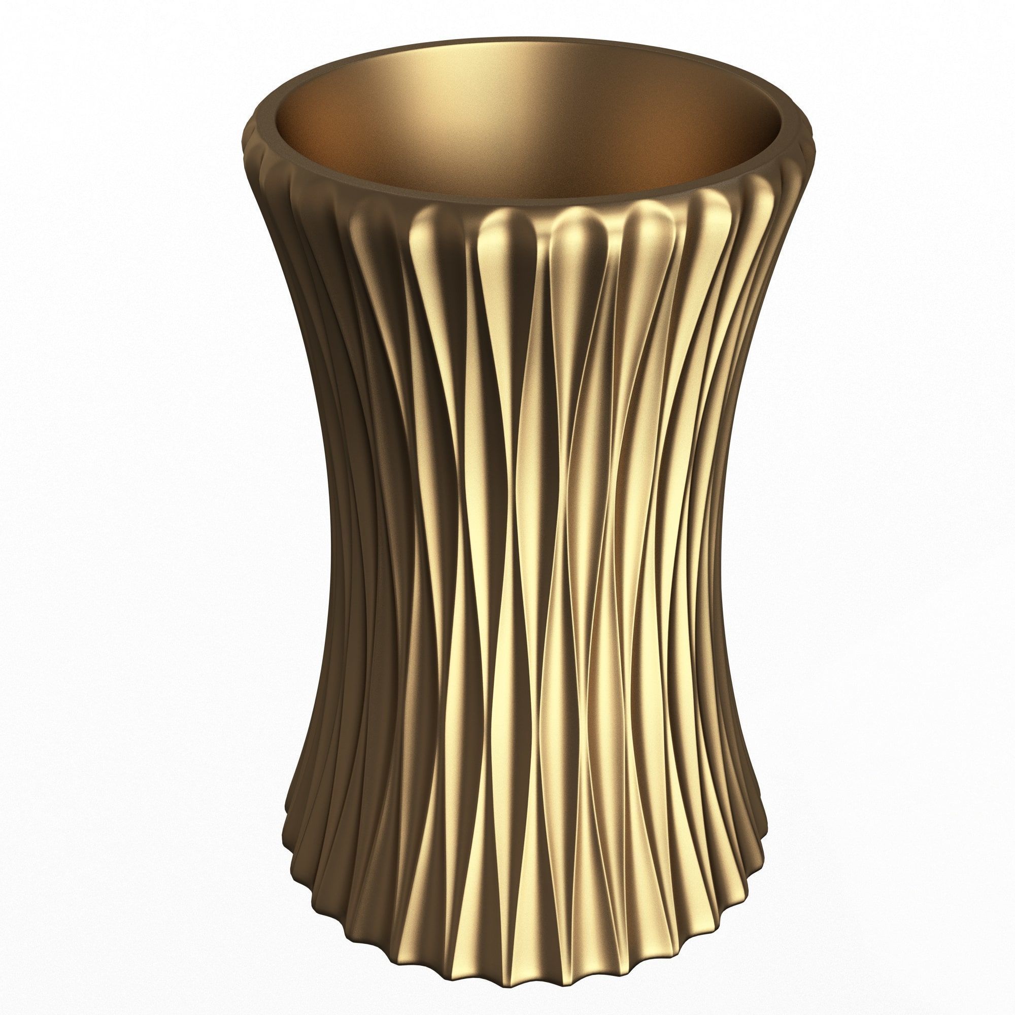 Flower Pot 022 Low-poly 3D model_1