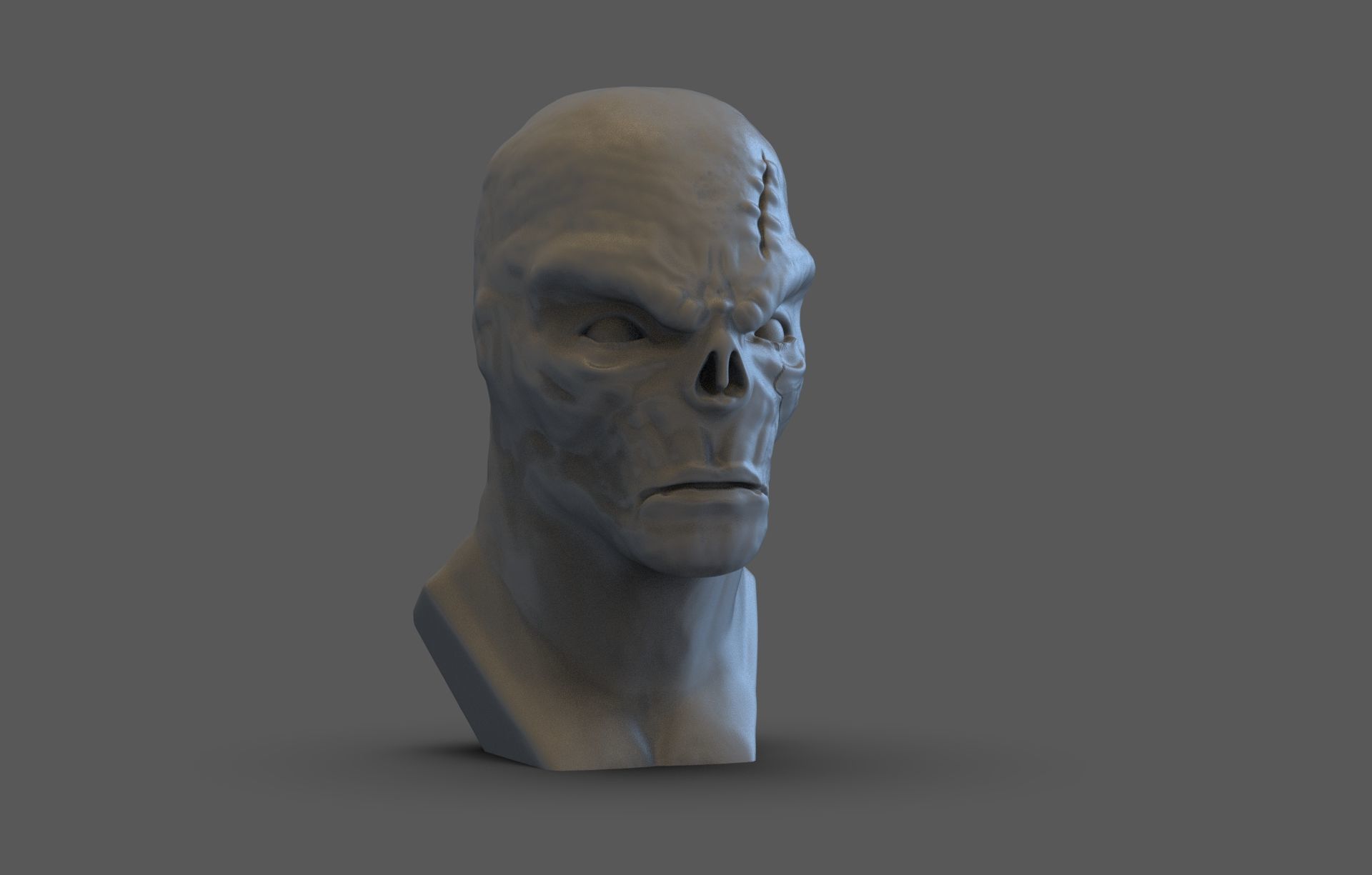 Big Boss Zombie 3D print model_2