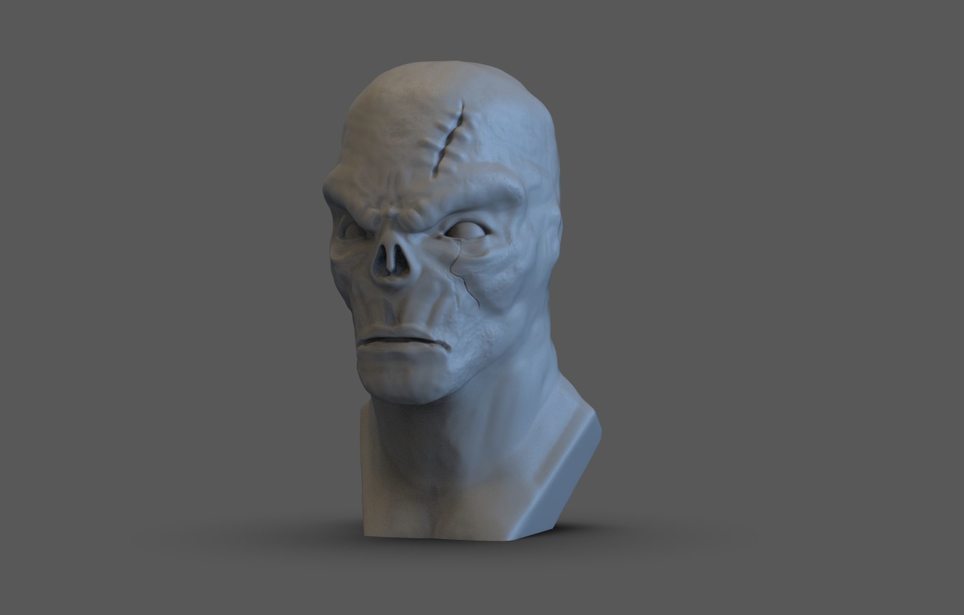 Big Boss Zombie 3D print model_3