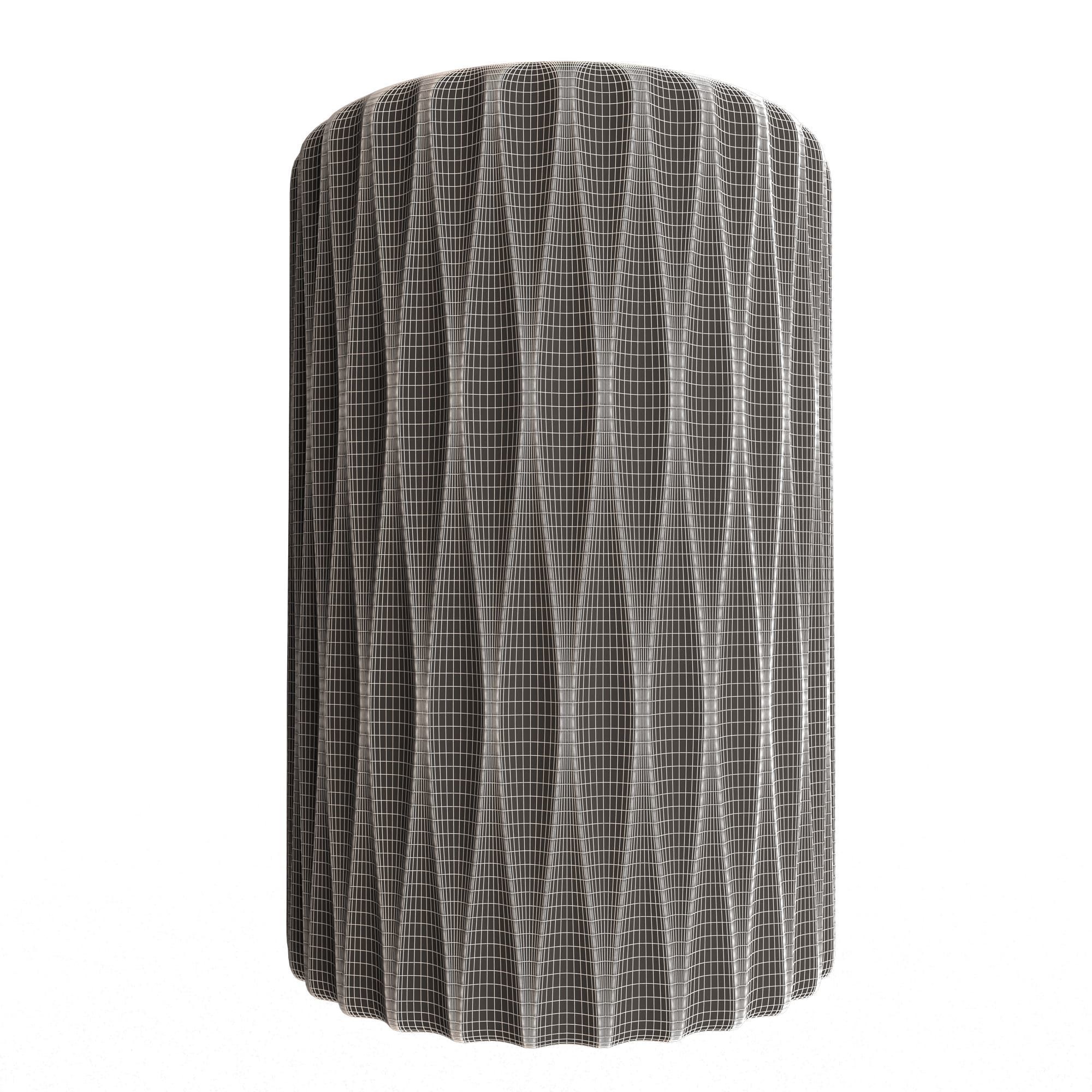 Flower Pot 023 Low-poly 3D model_9