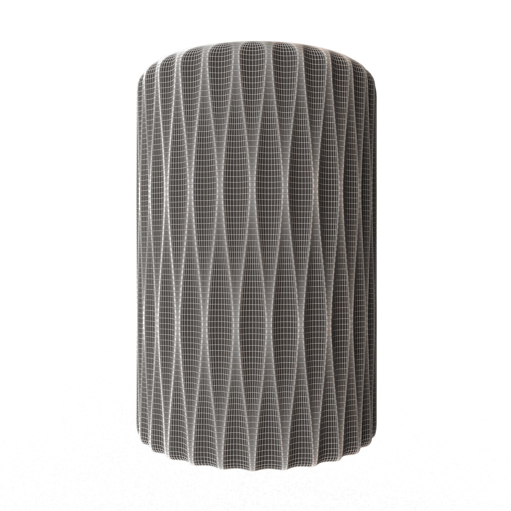 Flower Pot 023 Low-poly 3D model_8