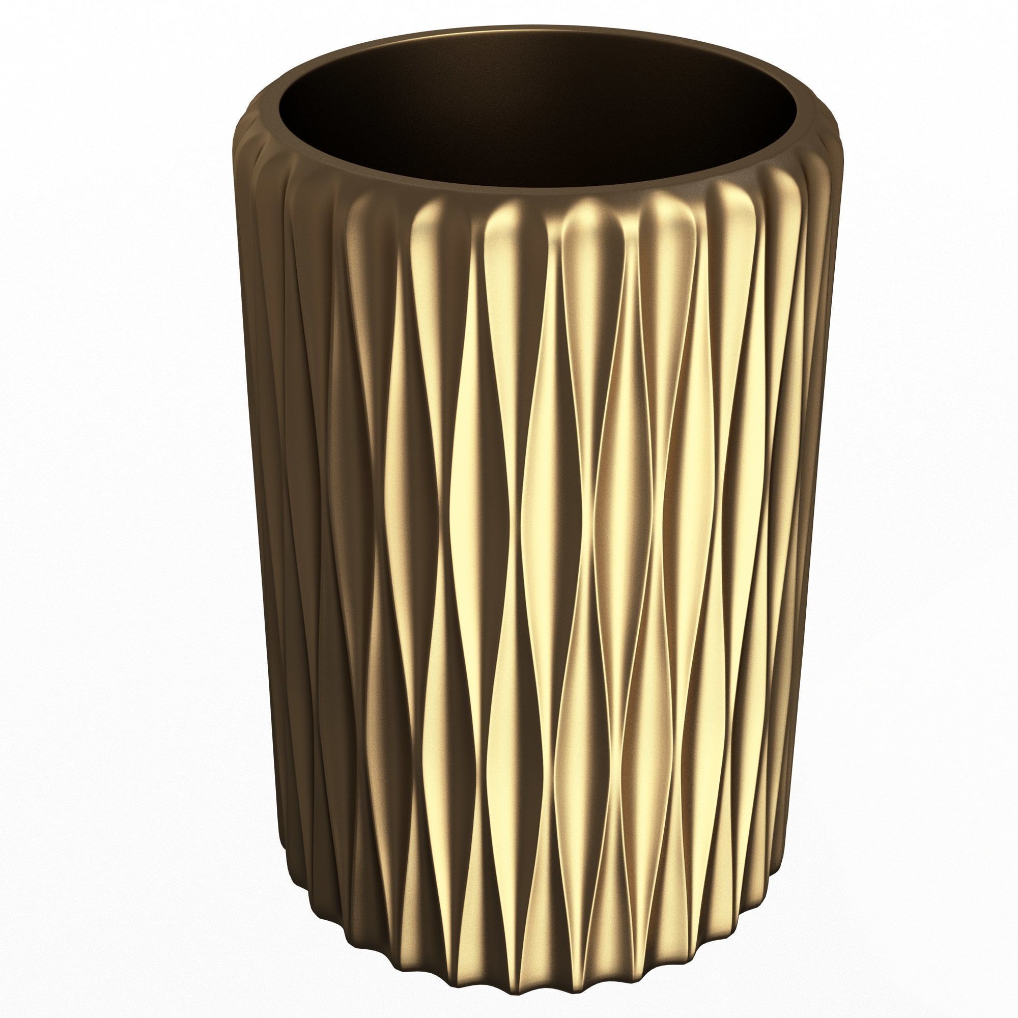Flower Pot 023 Low-poly 3D model_1