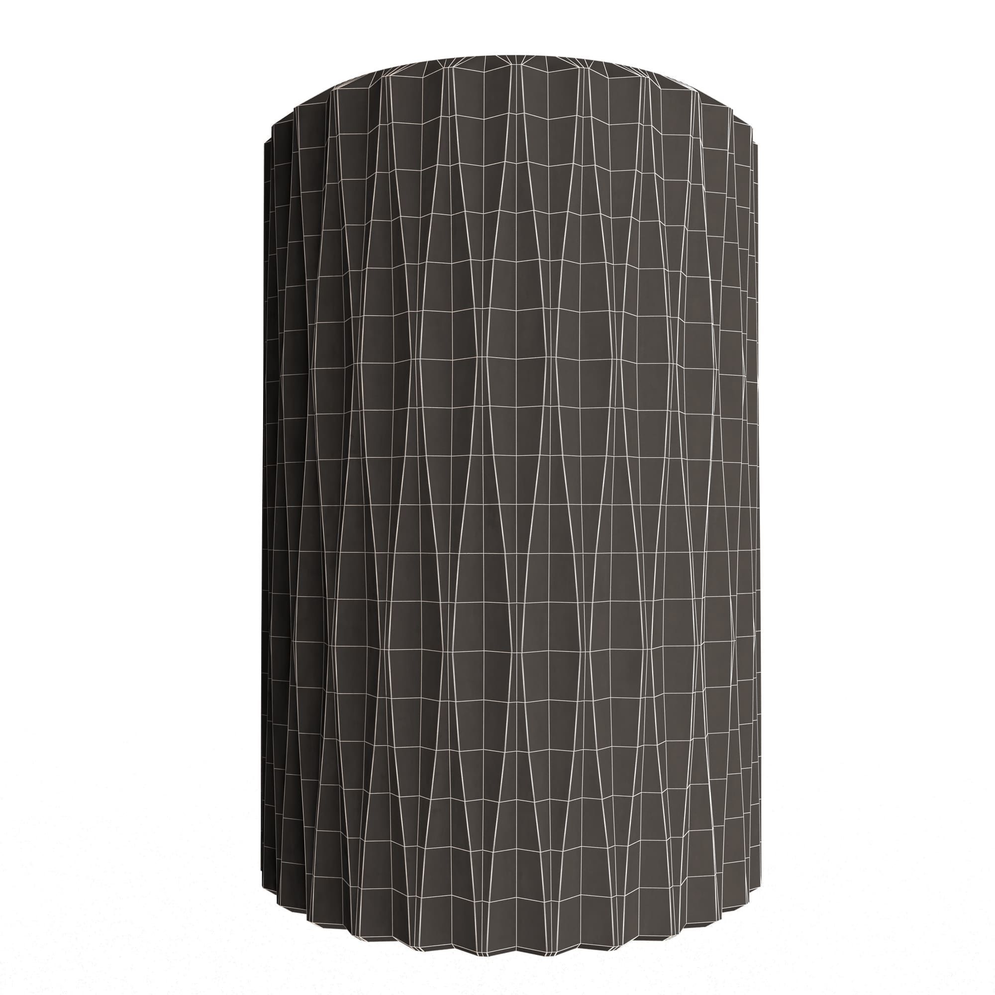 Flower Pot 023 Low-poly 3D model_15