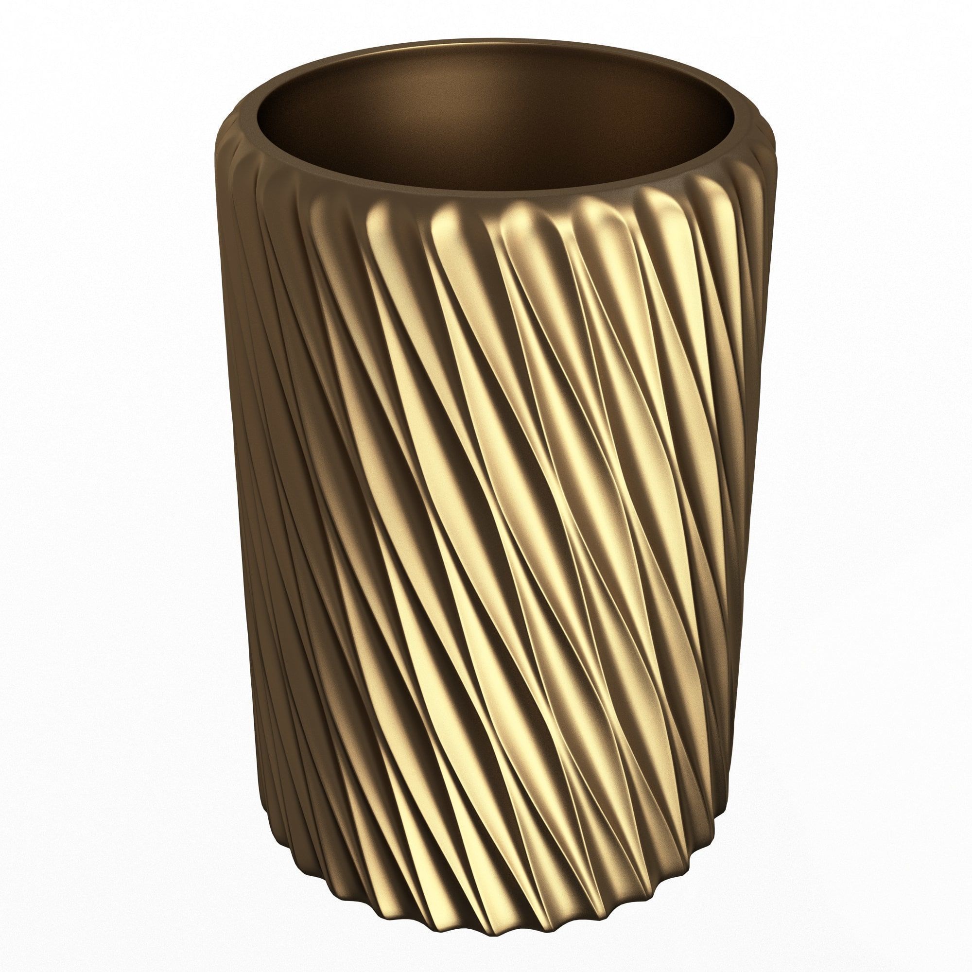 Flower Pot 024 Low-poly 3D model_1