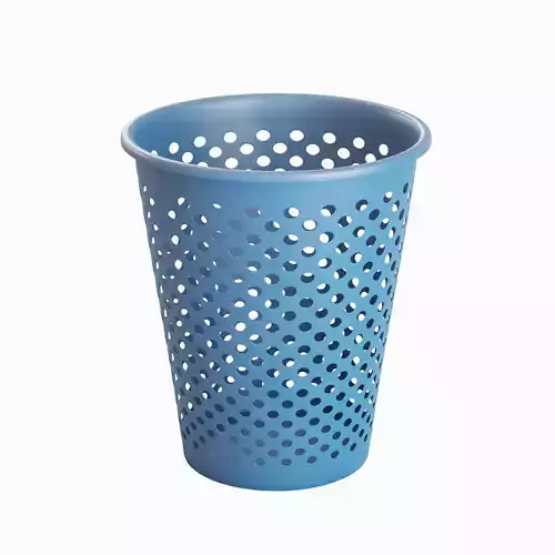 Plastic Trash Bin 01