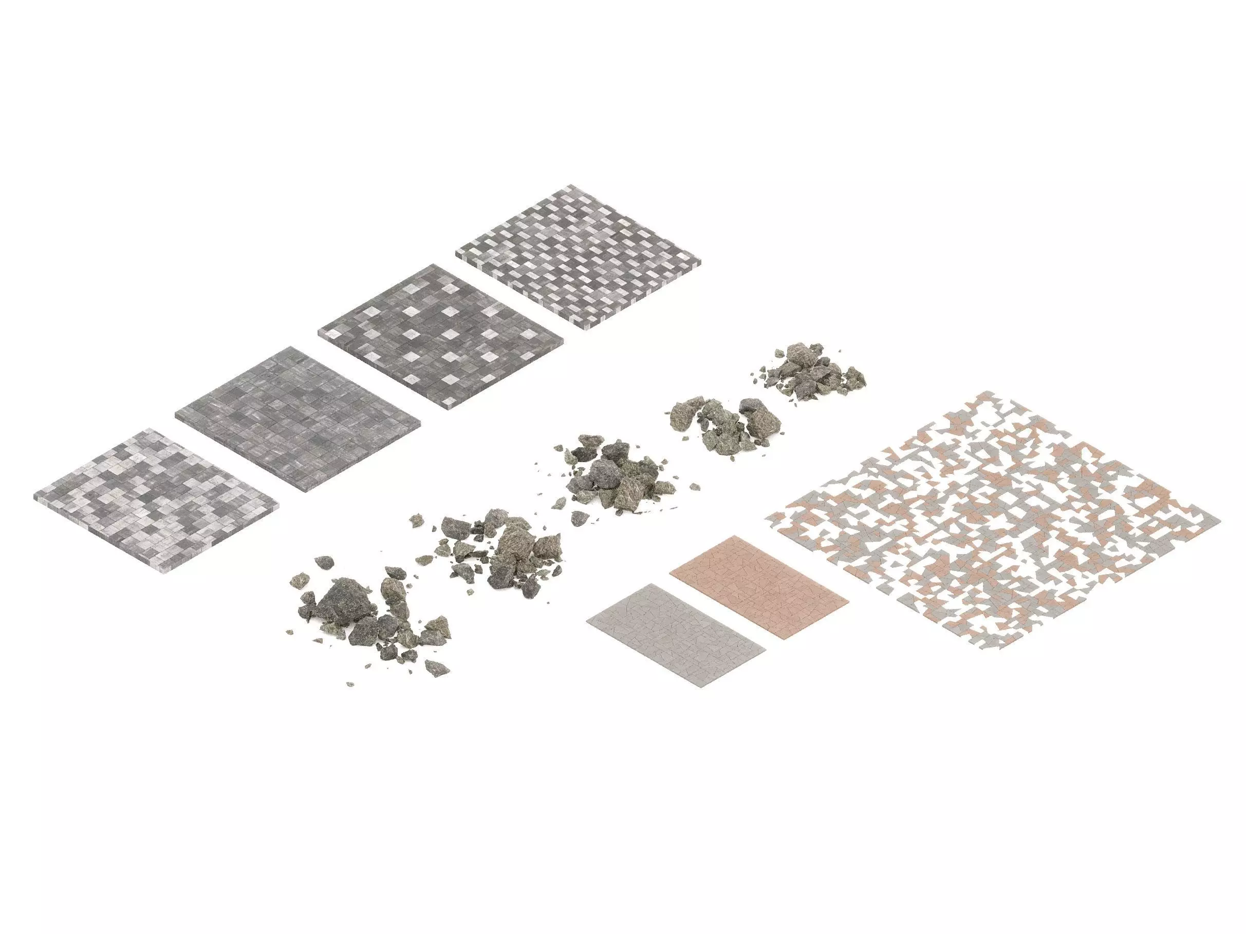 stone textures and irregular stone shape Texture_0