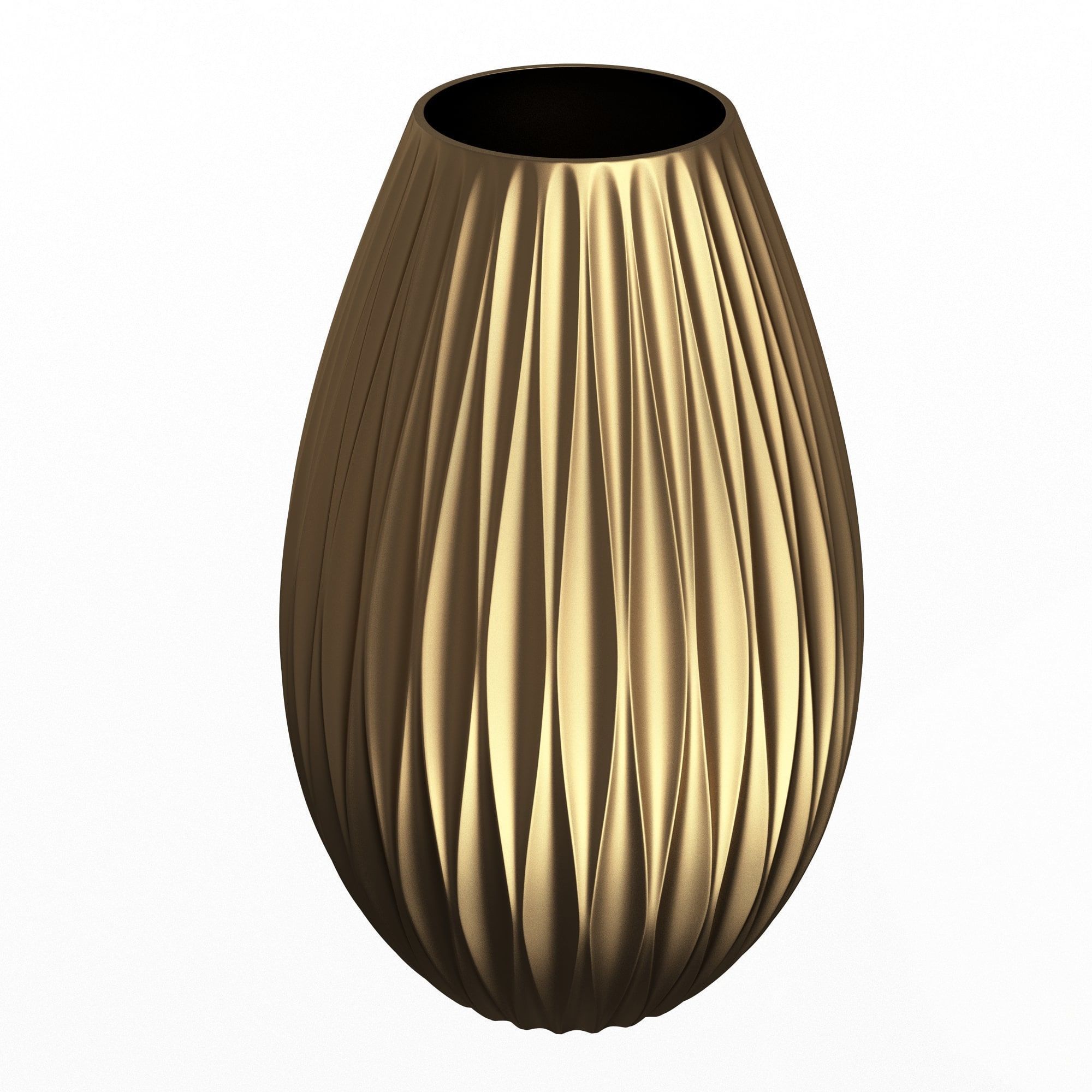 Flower Pot 025 Low-poly 3D model_1