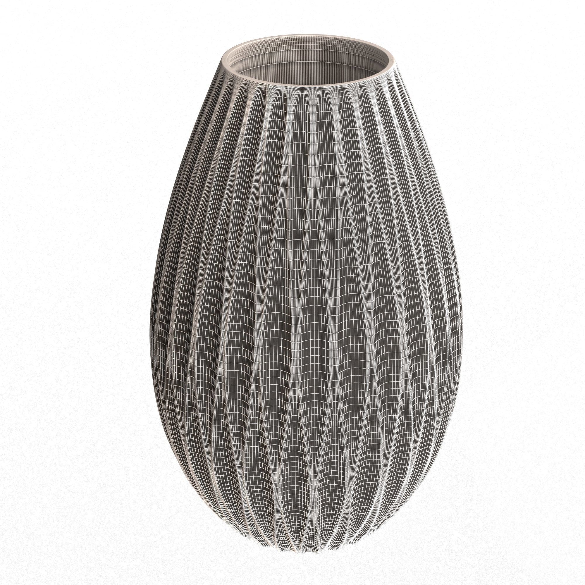 Flower Pot 025 Low-poly 3D model_7