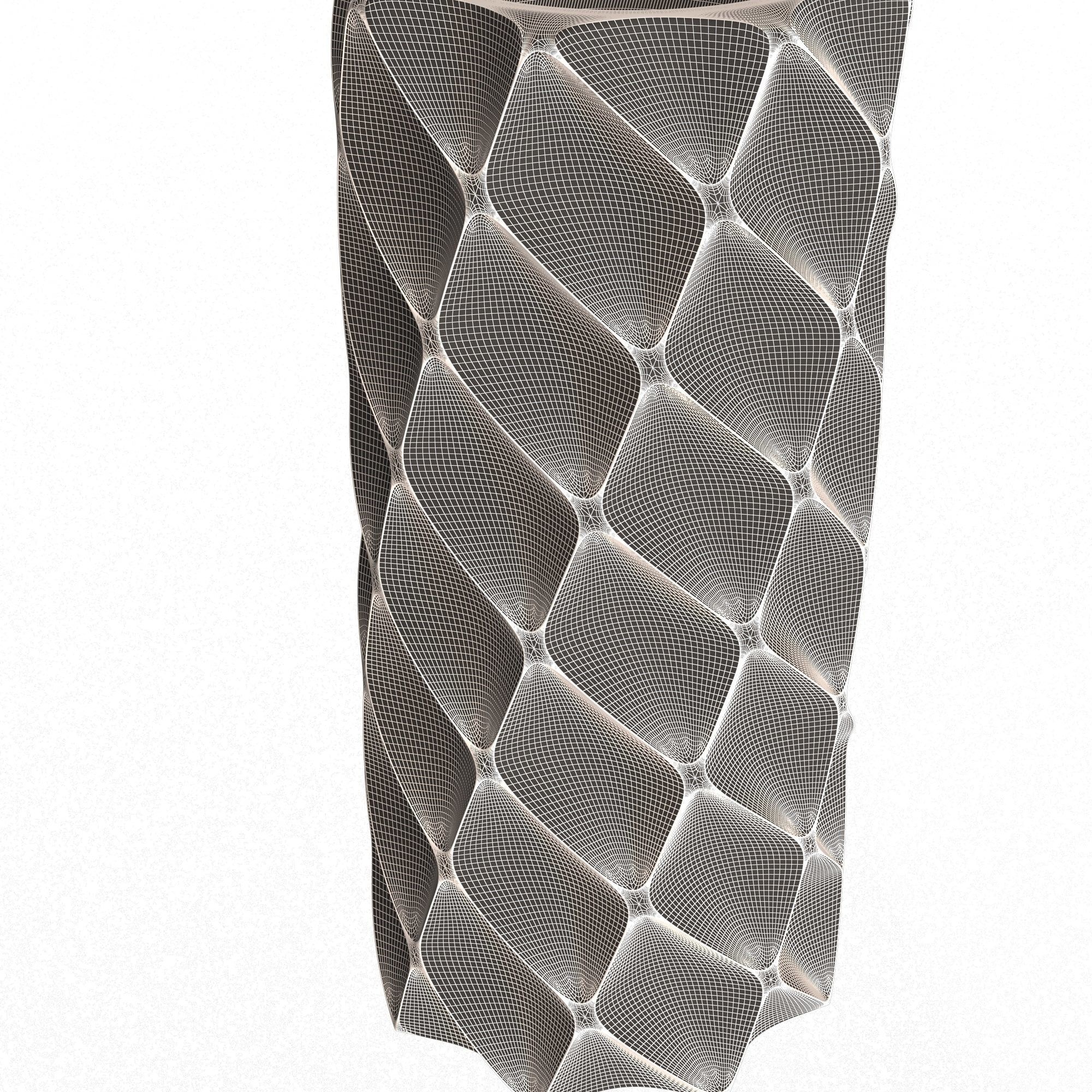 Flower Pot 028 Low-poly 3D model_7