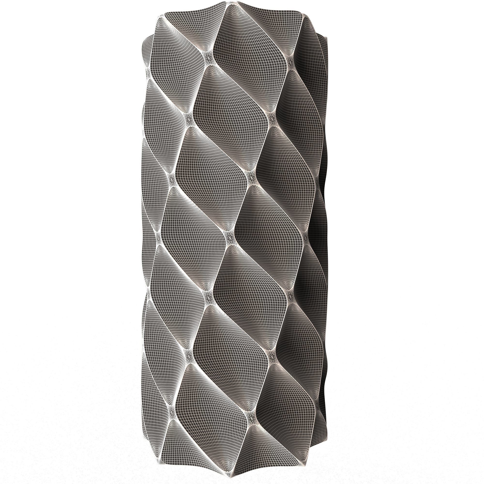 Flower Pot 028 Low-poly 3D model_8