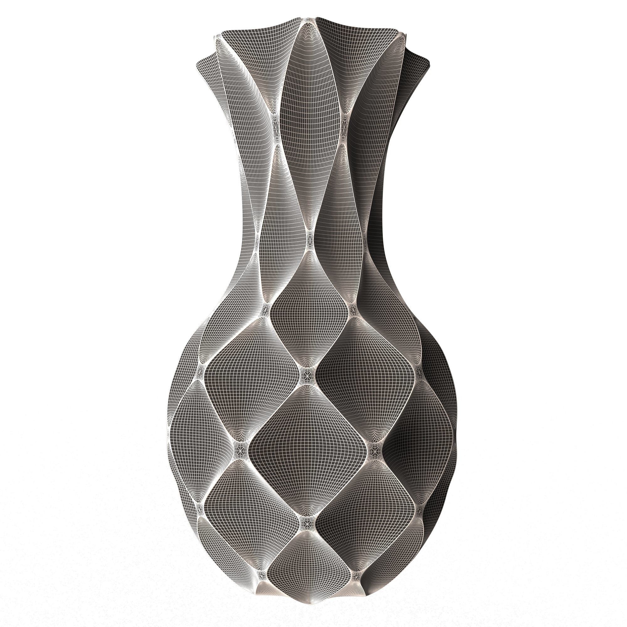 Flower Pot 029 Low-poly 3D model_8