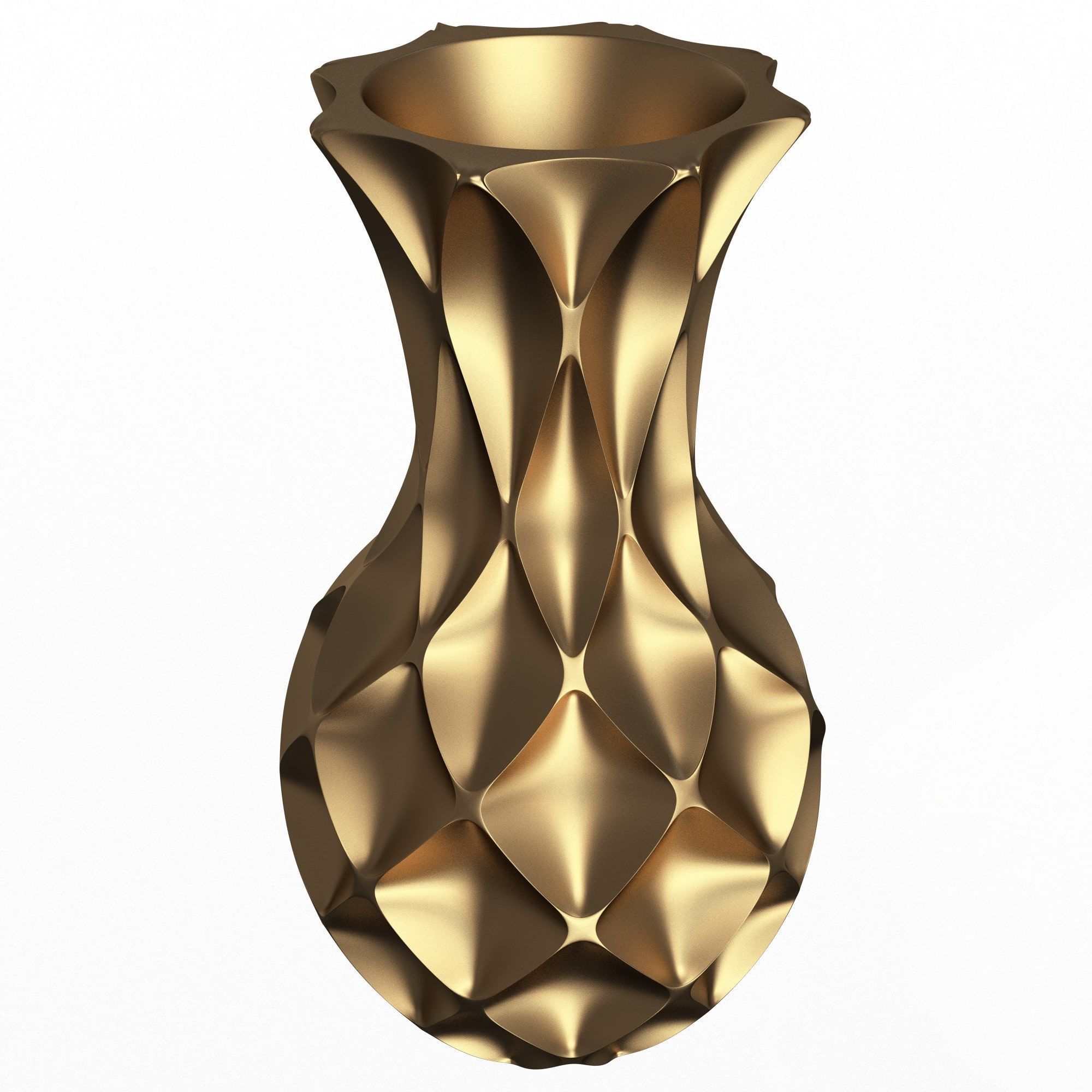 Flower Pot 029 Low-poly 3D model_1