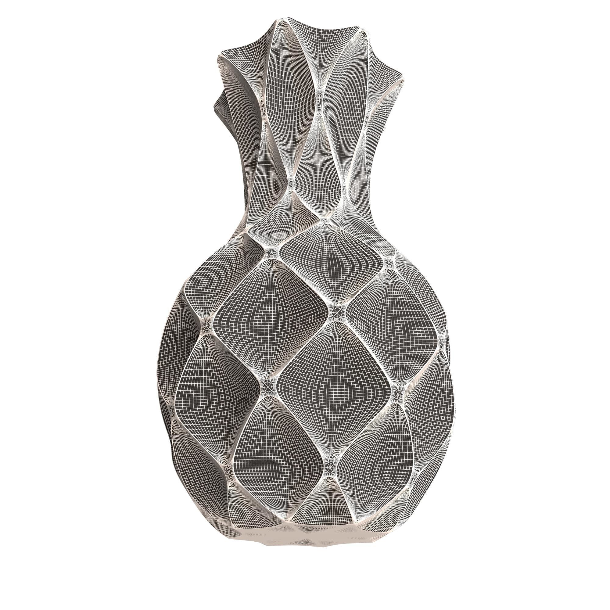 Flower Pot 029 Low-poly 3D model_9