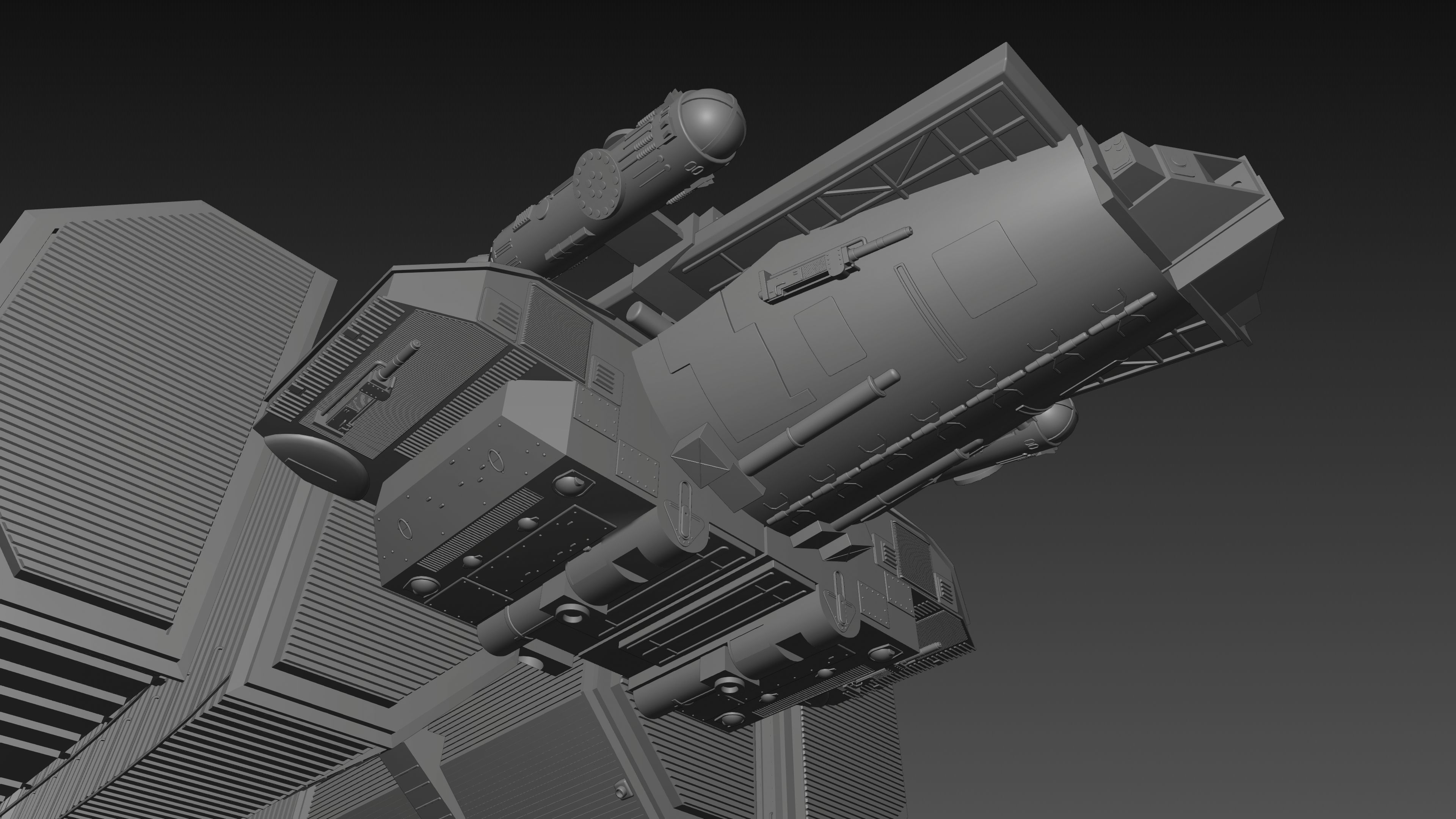 Battlestar Galactica - Gemini Freighter 3D model_17