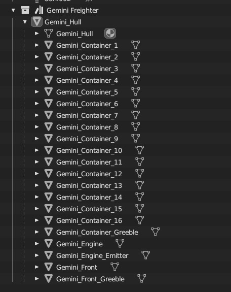 Battlestar Galactica - Gemini Freighter 3D model_18