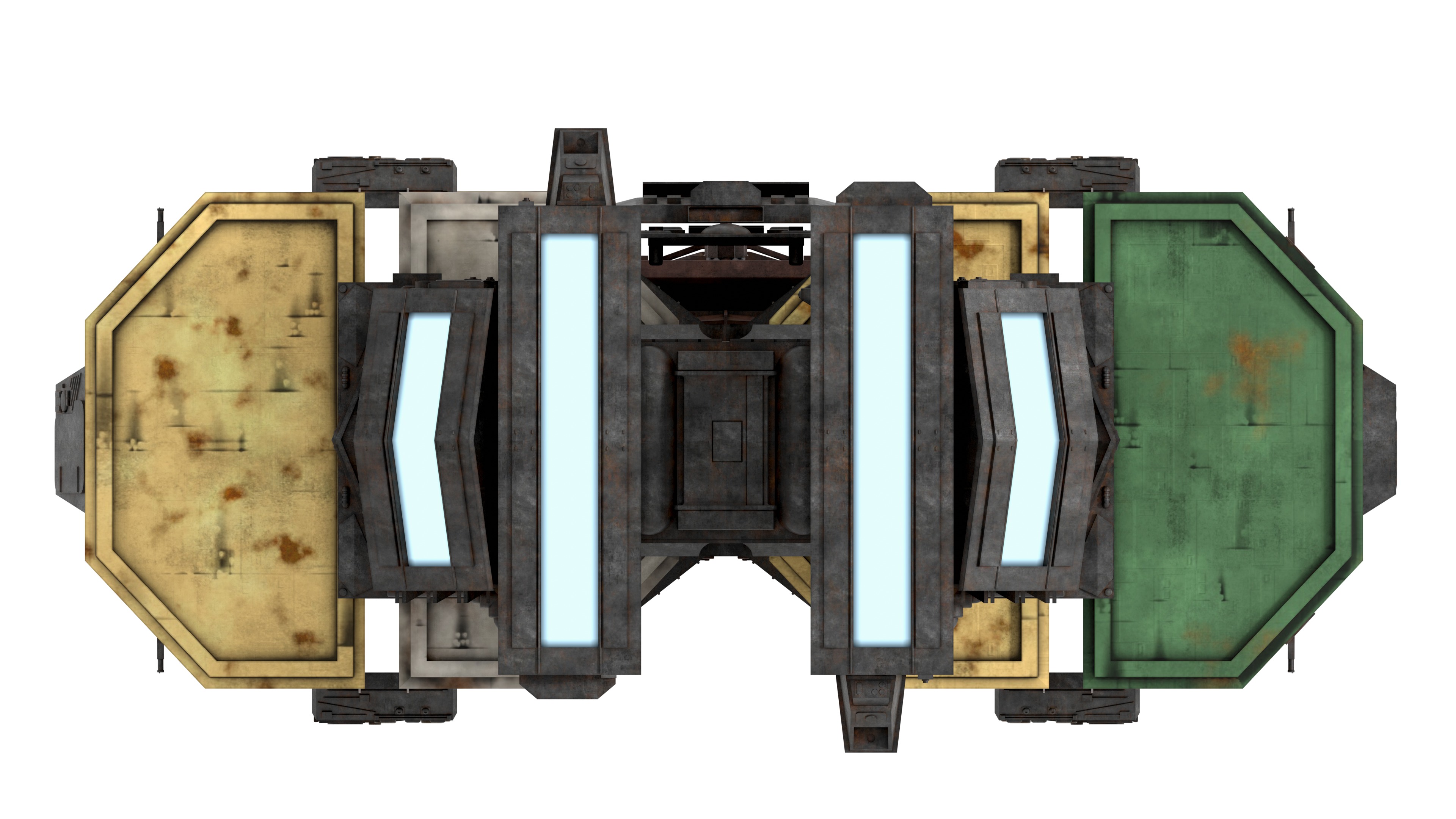 Battlestar Galactica - Gemini Freighter 3D model_10