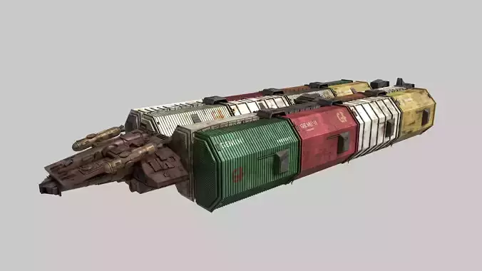 Battlestar Galactica - Gemini Freighter 3D model