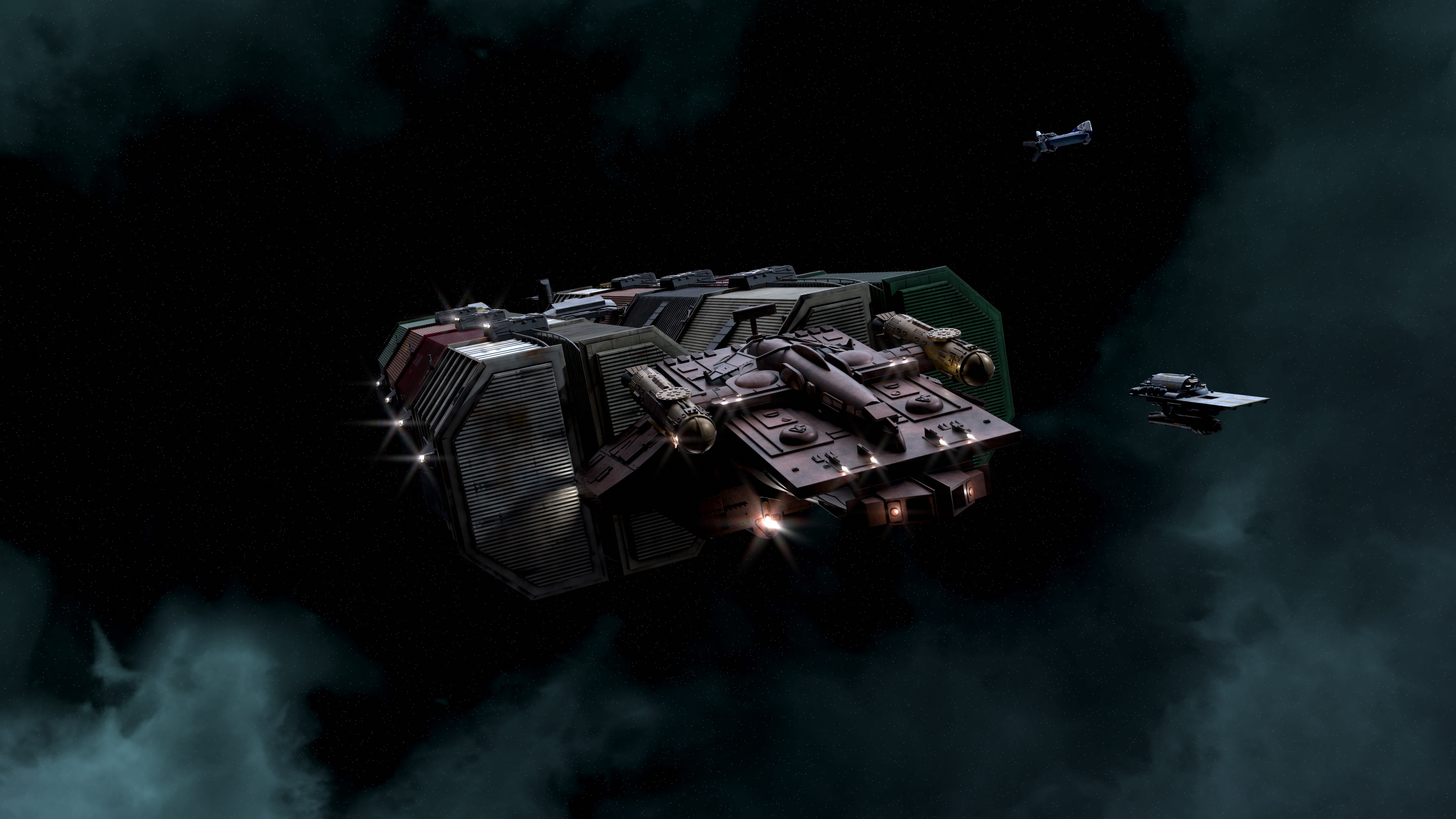 Battlestar Galactica - Gemini Freighter 3D model_5