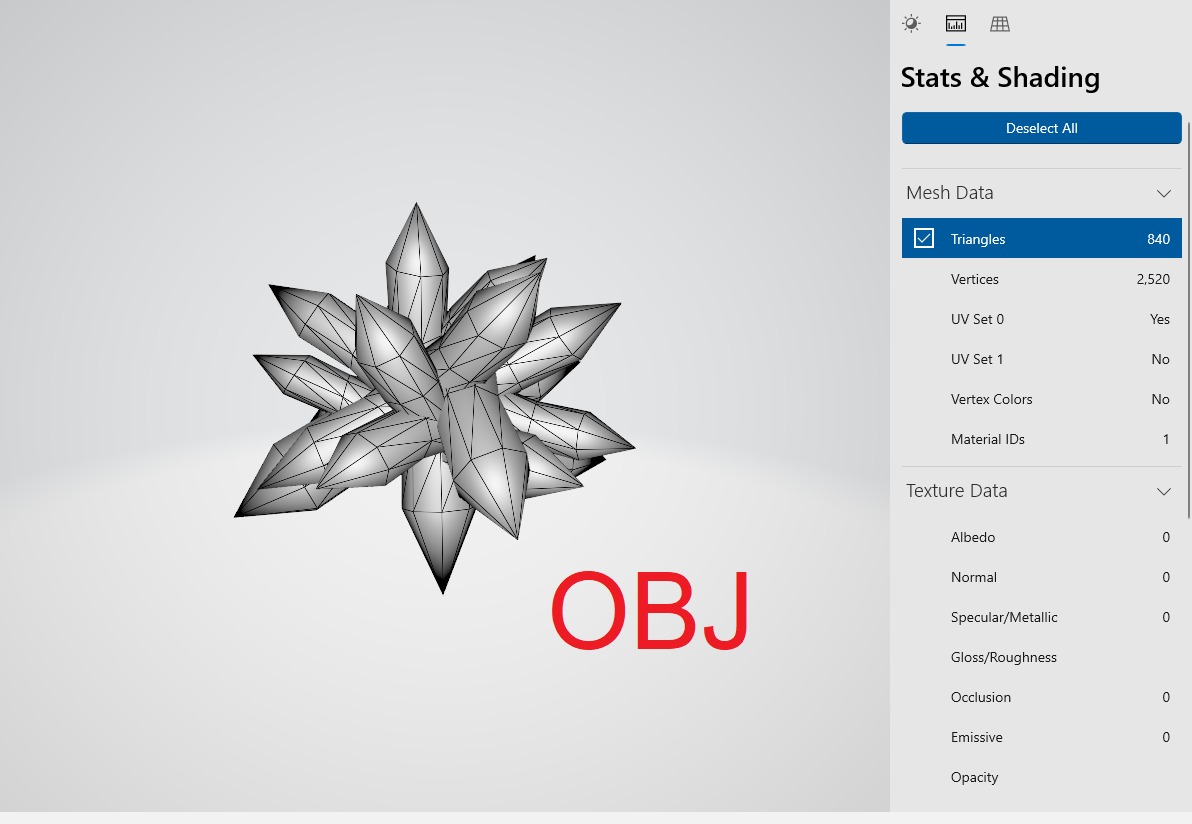 Blue Icestar Crystal Low-poly 3D model Low-poly 3D model_1