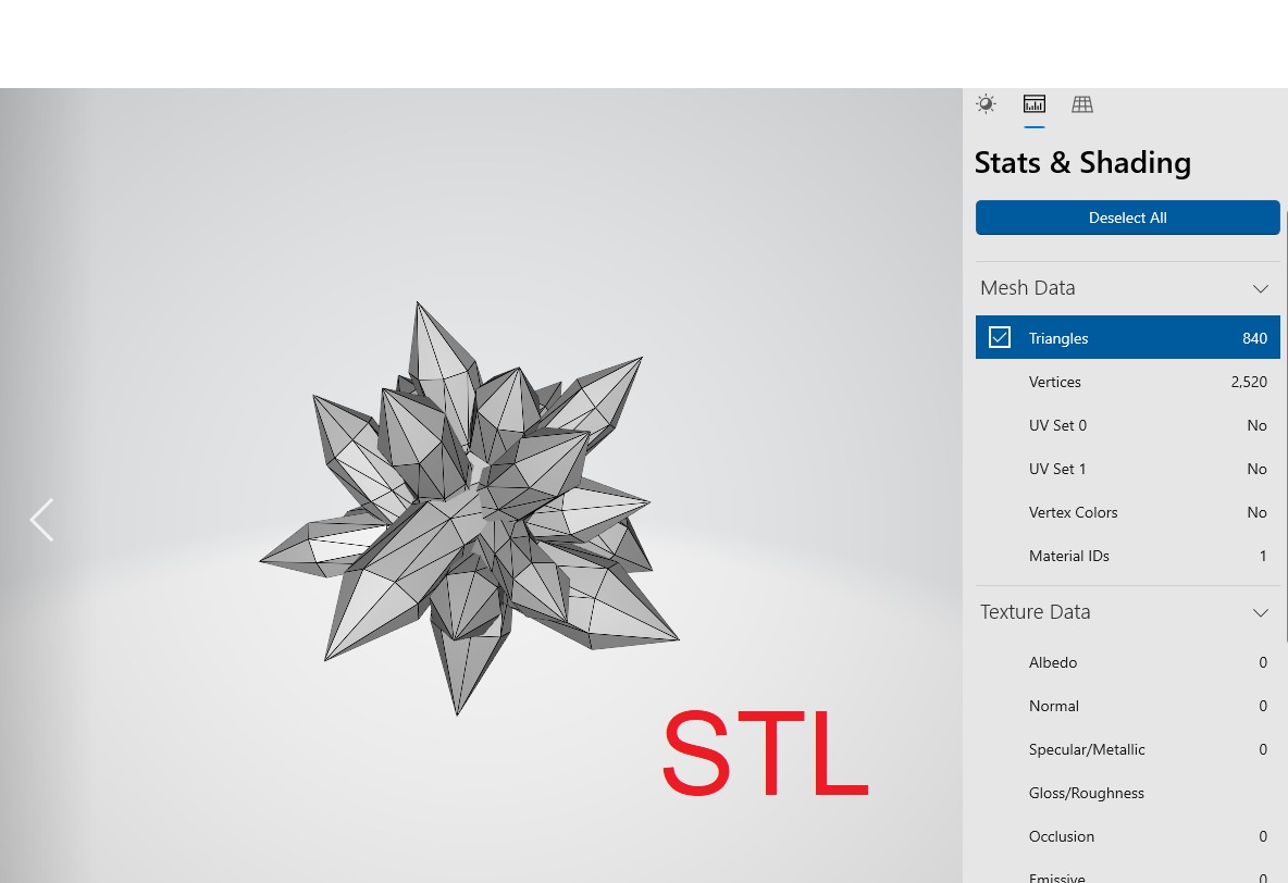 Blue Icestar Crystal Low-poly 3D model Low-poly 3D model_2