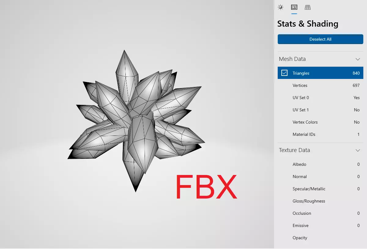 Blue Icestar Crystal Low-poly 3D model Low-poly 3D model_0