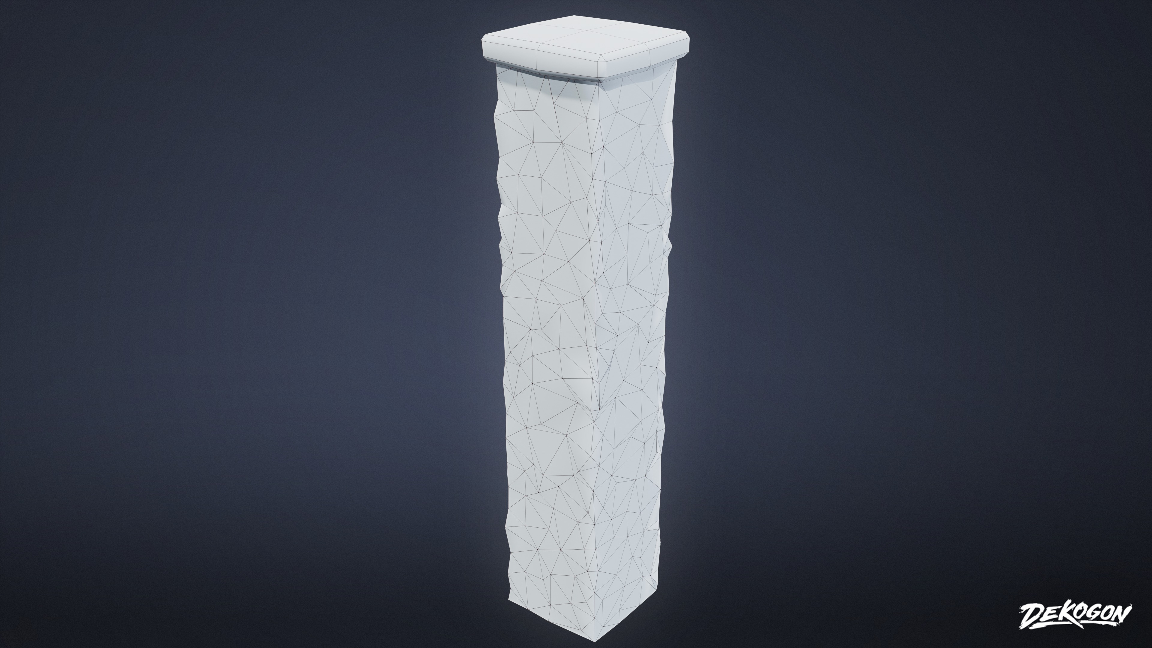 GATES AND FENCES - Wall 17 - LOW POLY Low-poly 3D model_7