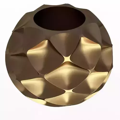 Flower Pot 033 Low-poly 3D model