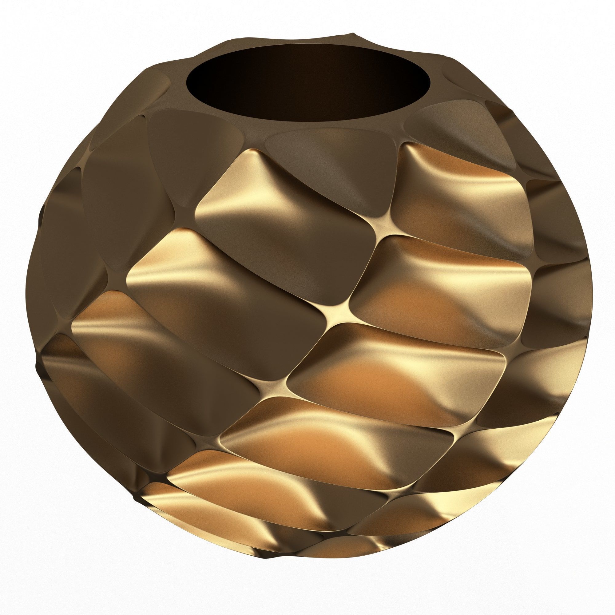 Flower Pot 034 Low-poly 3D model_1