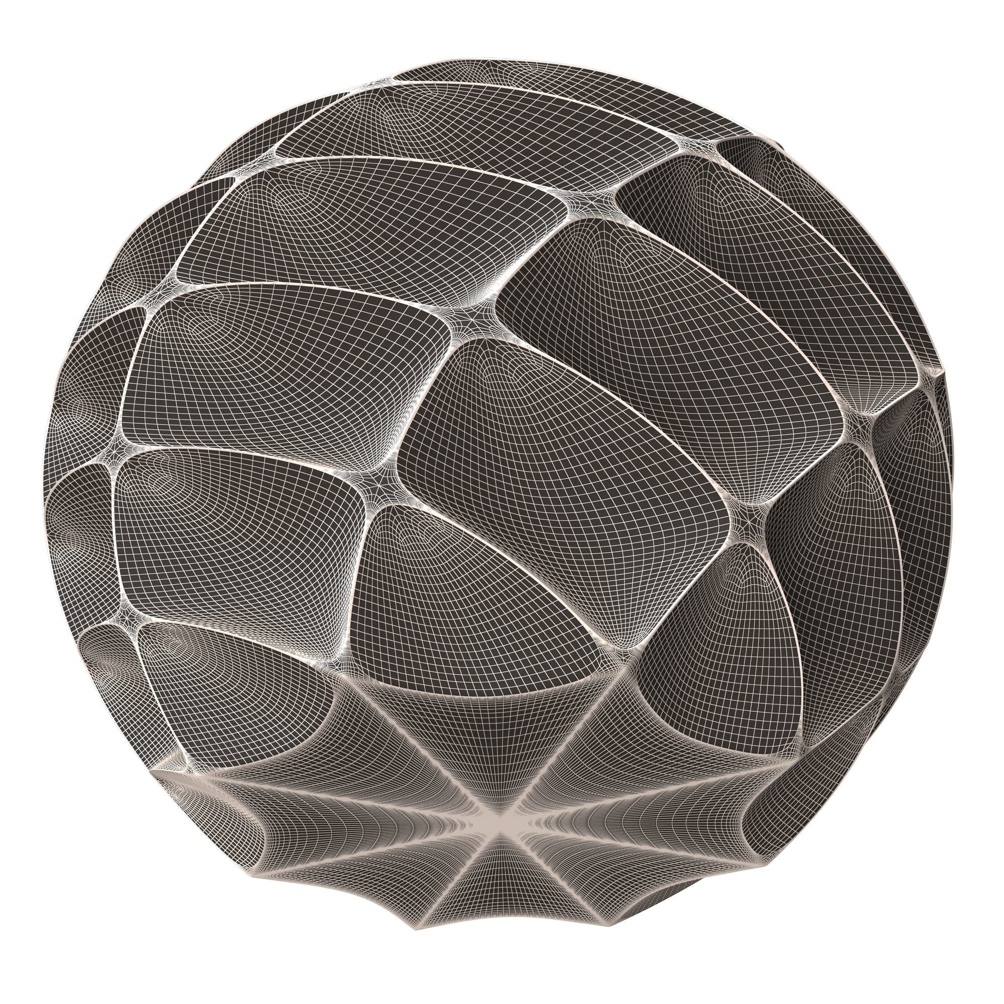 Flower Pot 034 Low-poly 3D model_10