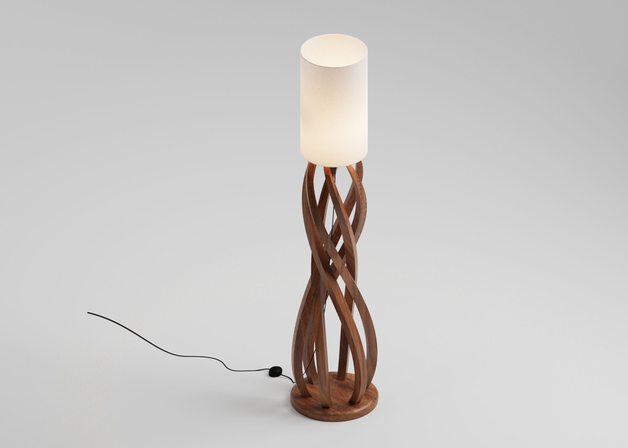 Modern Floor Lamp - Minimalist Lighting Solution 3D model_3