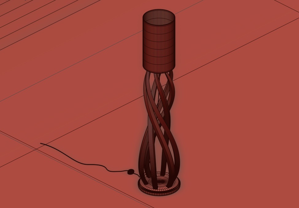 Modern Floor Lamp - Minimalist Lighting Solution 3D model_4