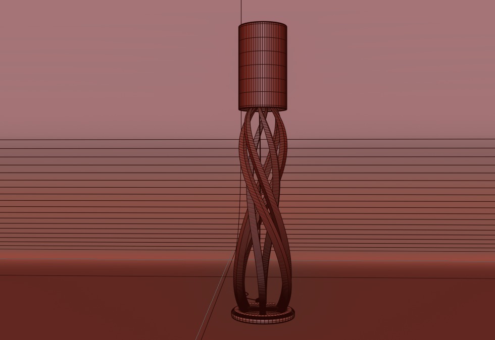 Modern Floor Lamp - Minimalist Lighting Solution 3D model_5