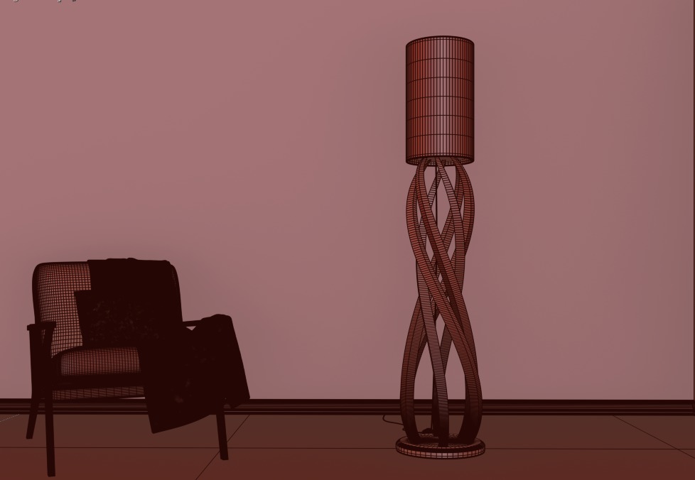Modern Floor Lamp - Minimalist Lighting Solution 3D model_6
